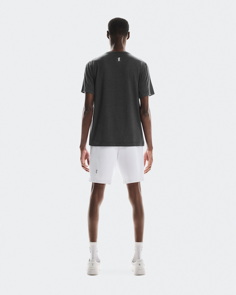 On Men's Courtside-T Short-Sleeve Shirt in Slate, Size: XS, Polyester