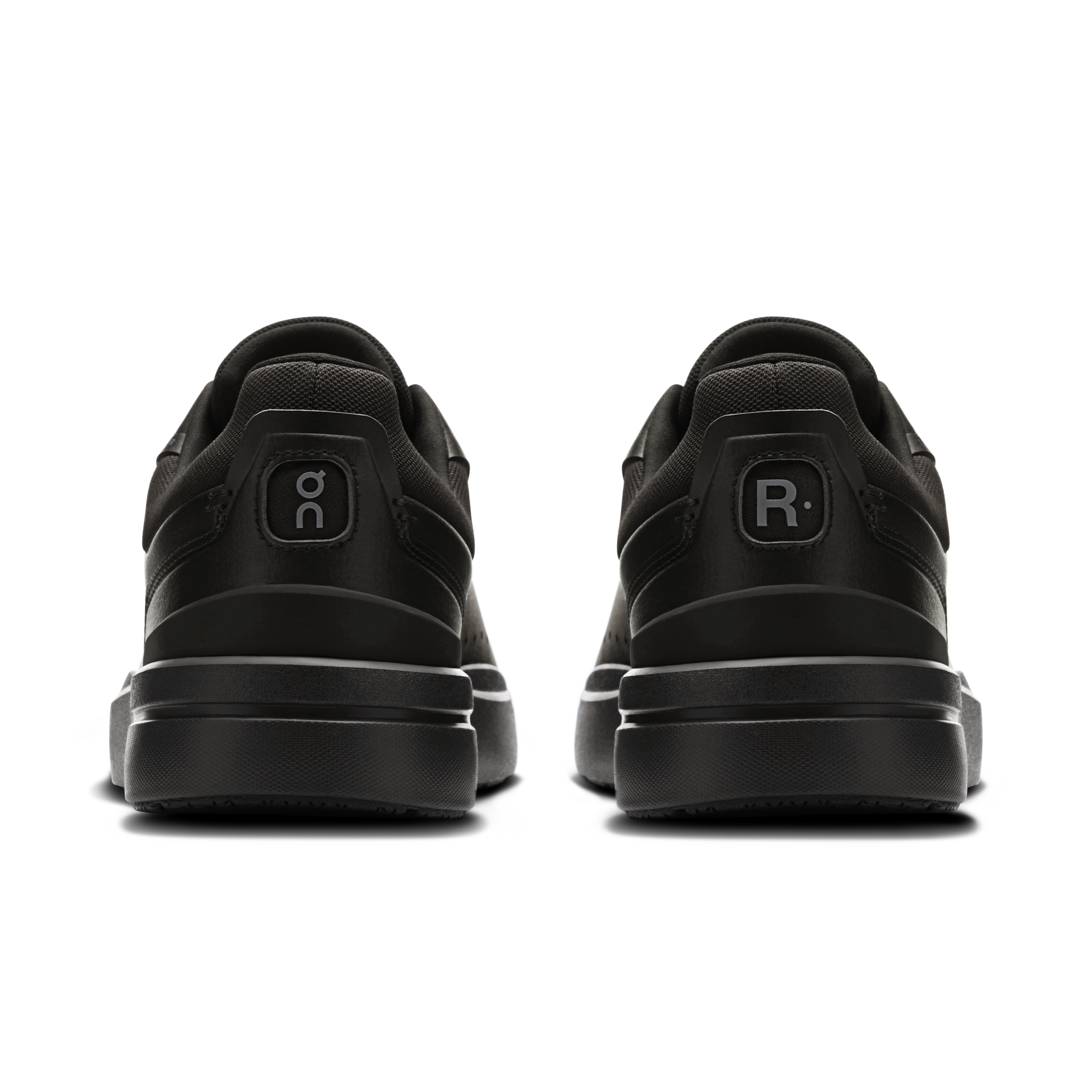 On THE ROGER Advantage Black & Black Hombre Tenis Calzado