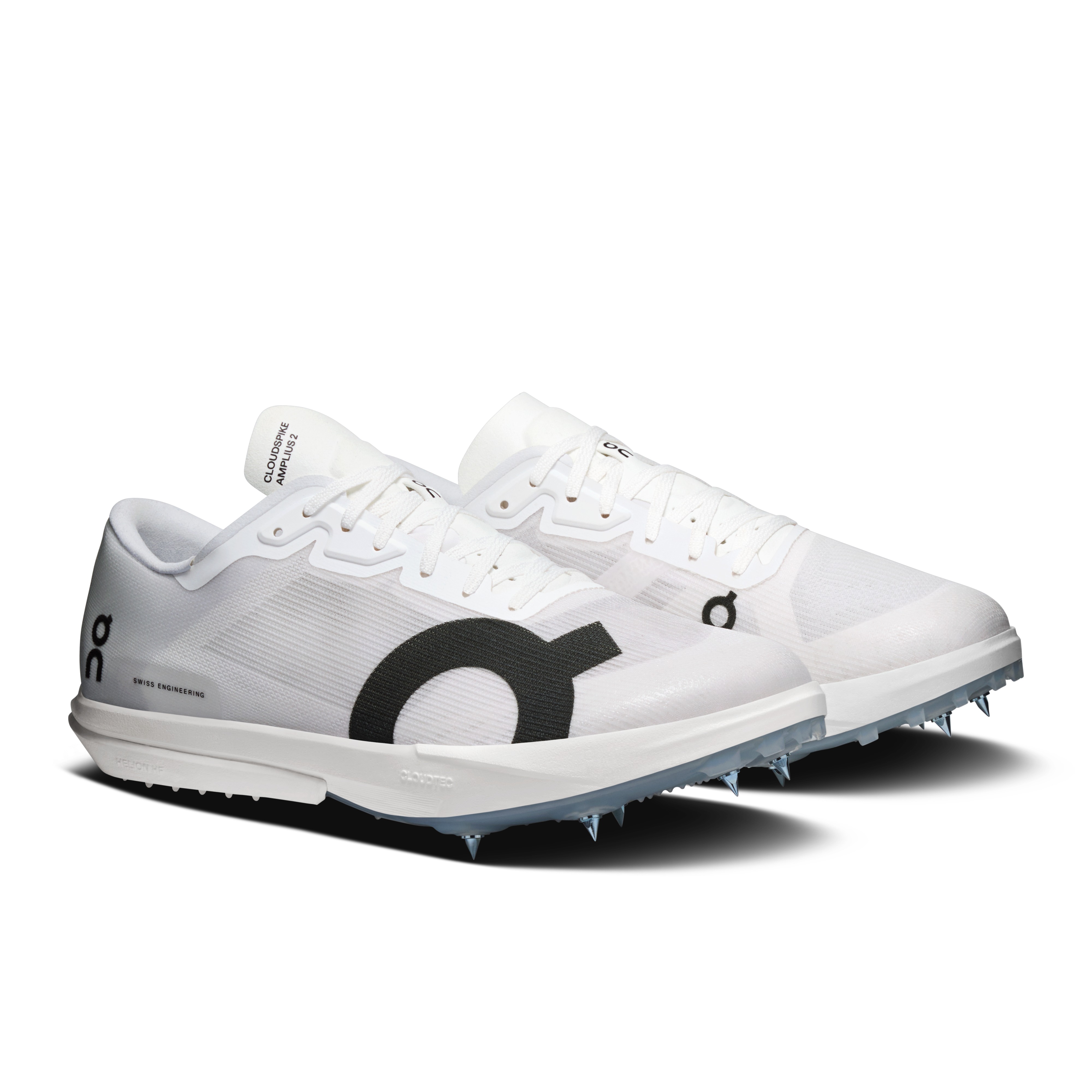On Cloudspike Amplius 2 White & Frost Women Track Shoes