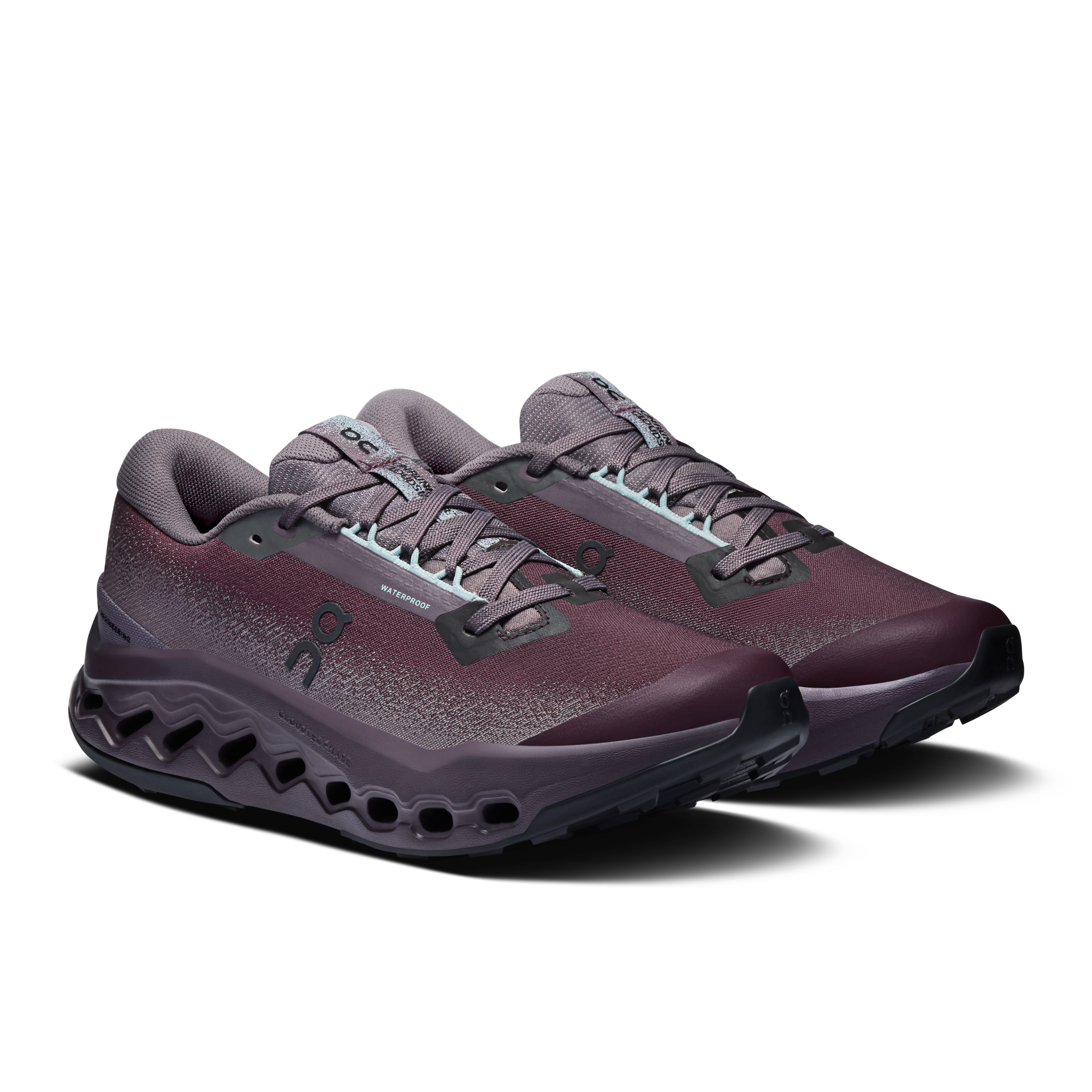 On Cloudsurfer Trail 2 Waterproof Urchin & Pebble Women Trail running Shoes