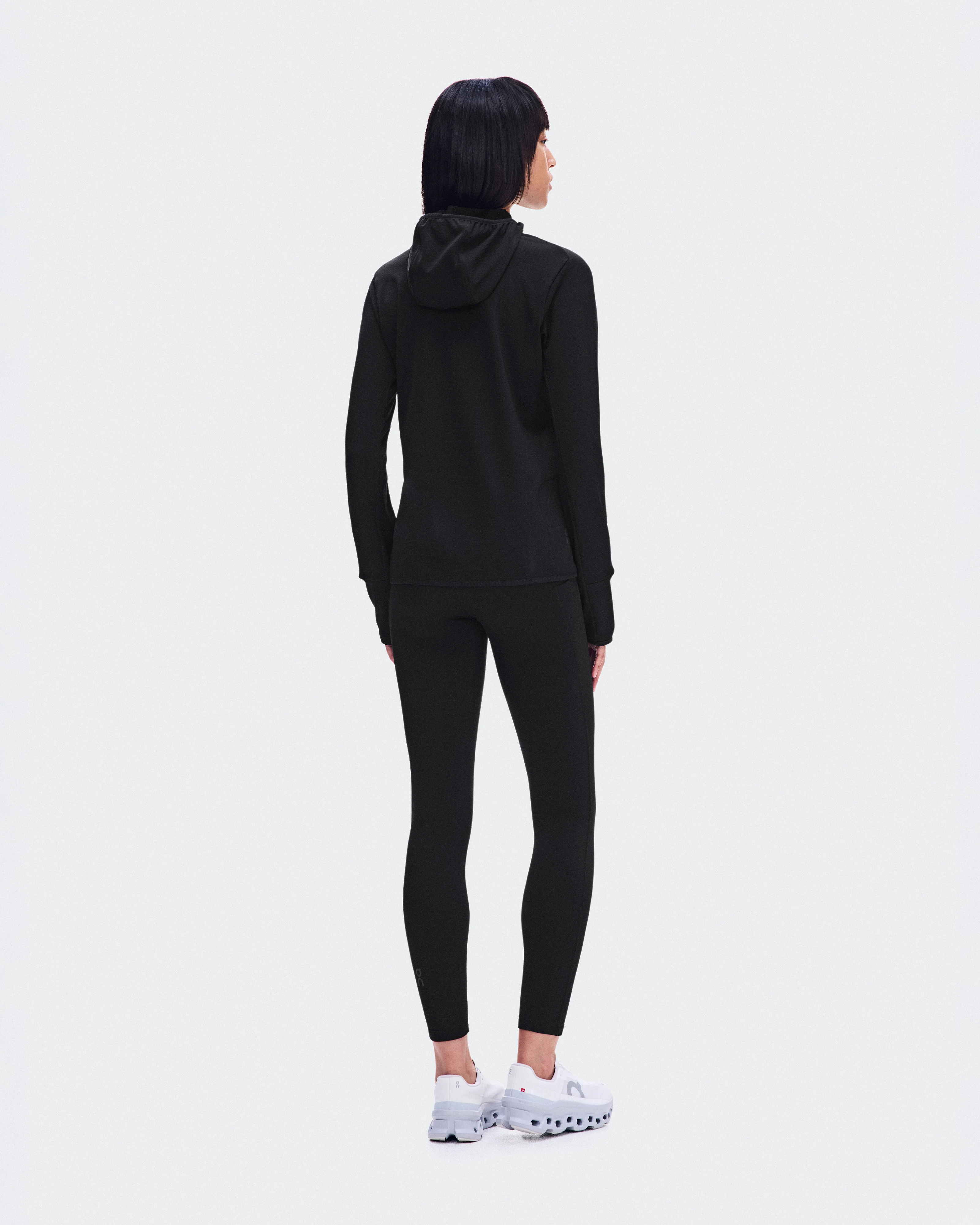 On Climate Zip Hoodie Black Women Hoodies and sweatshirts