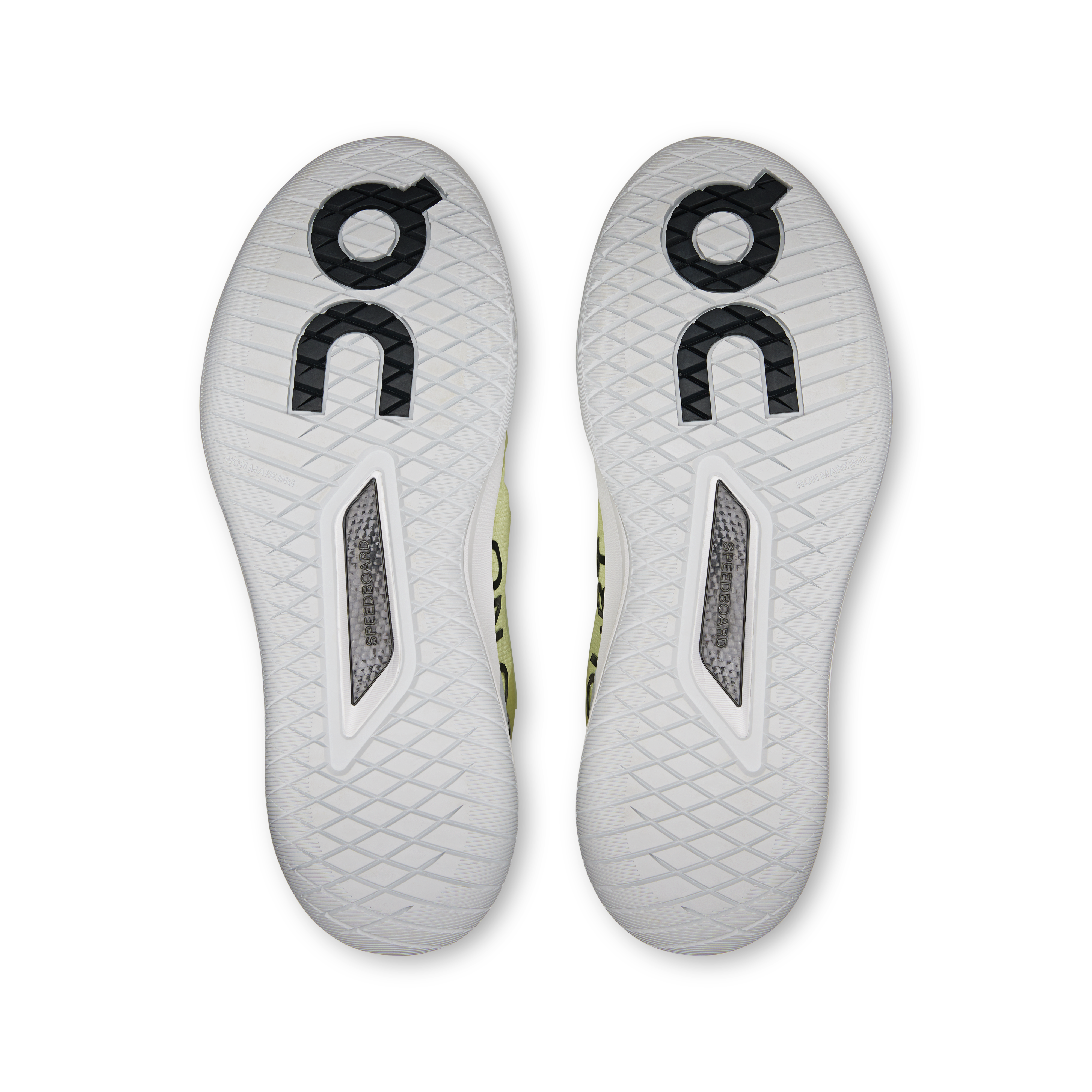 On THE ROGER Pro 3 Linen & Lime Men Tennis Shoes