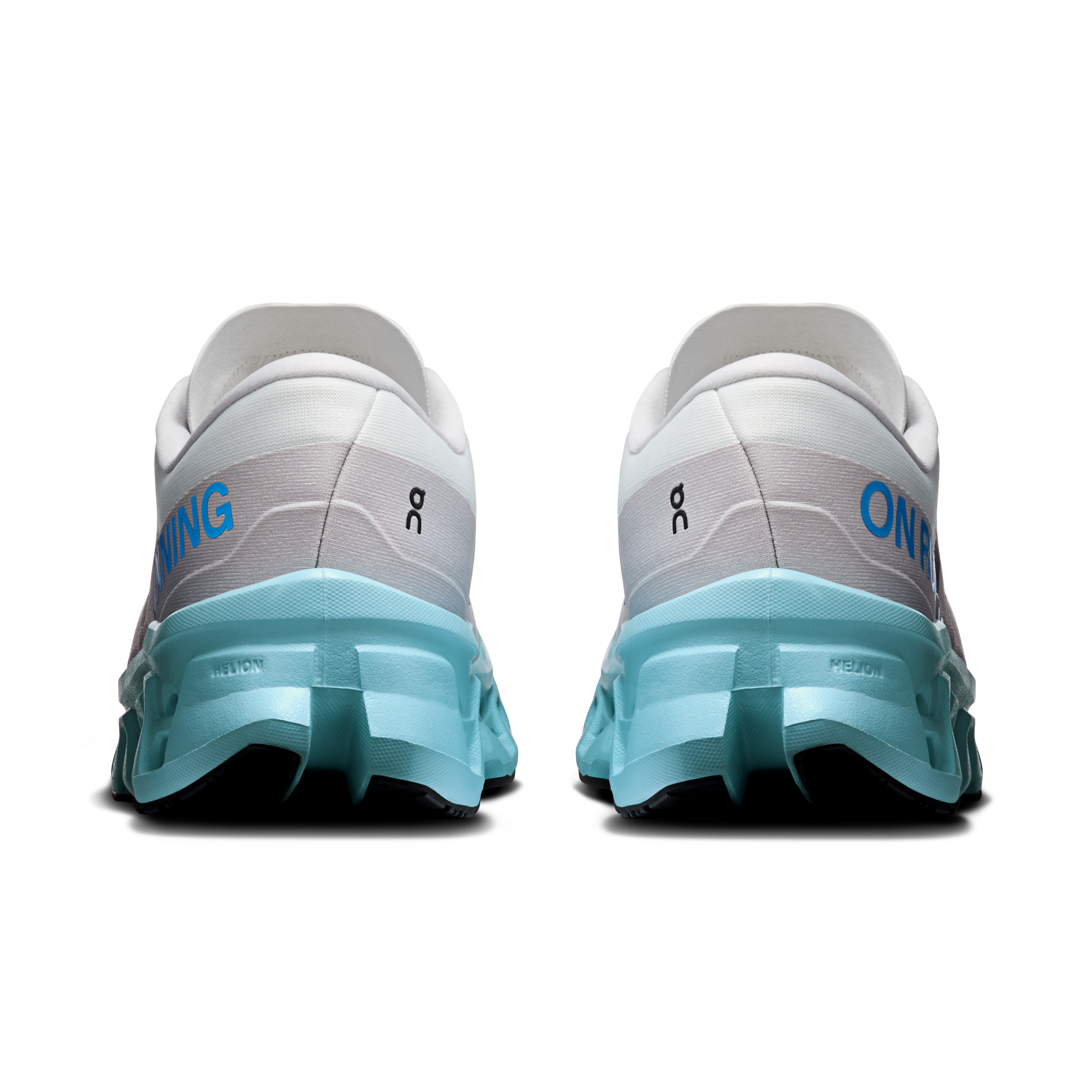 On Cloudmonster 3 Ivory & Topaz Masculino Corrida de rua Tênis