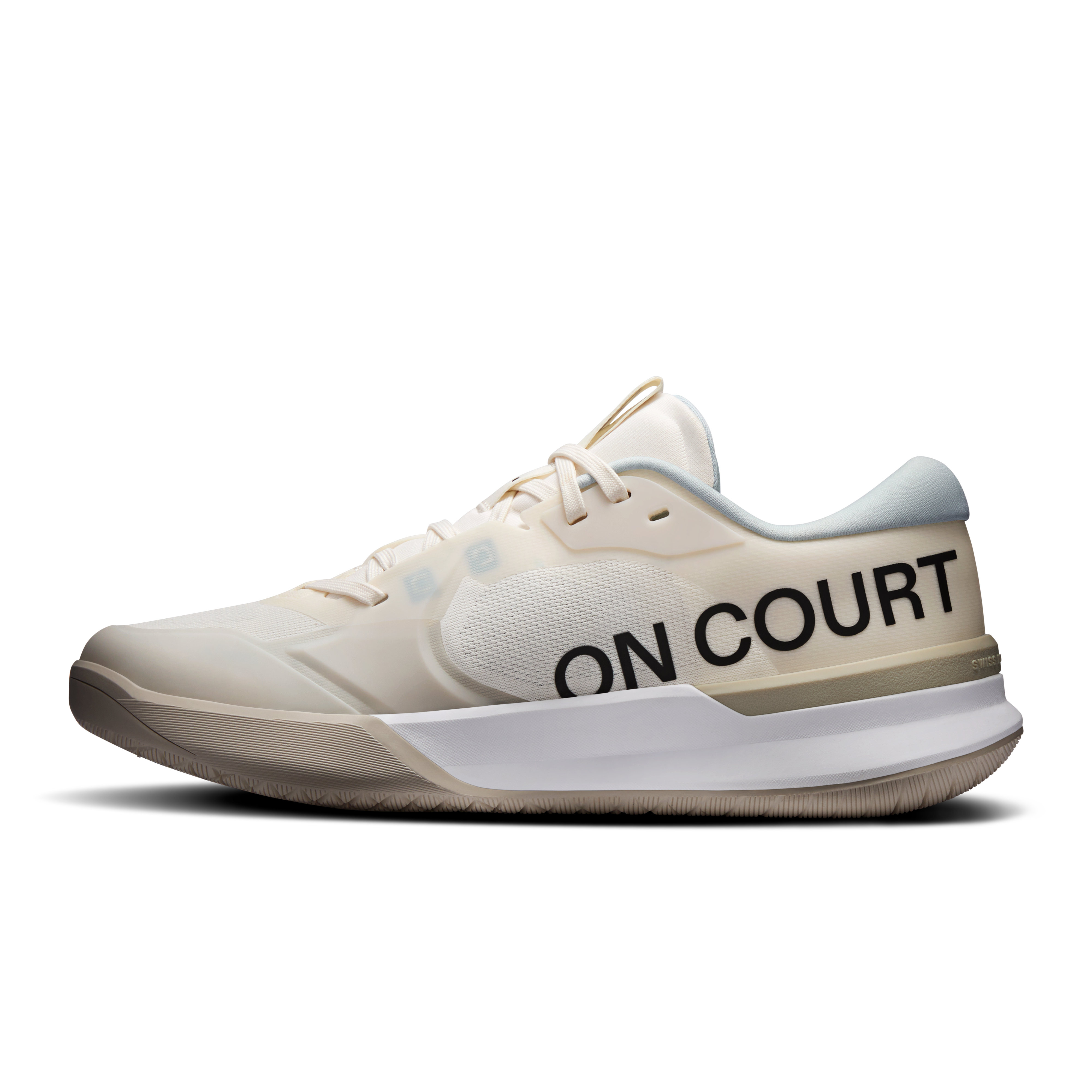 On THE ROGER Pro 3 Ivory & Wash Women Tennis Shoes