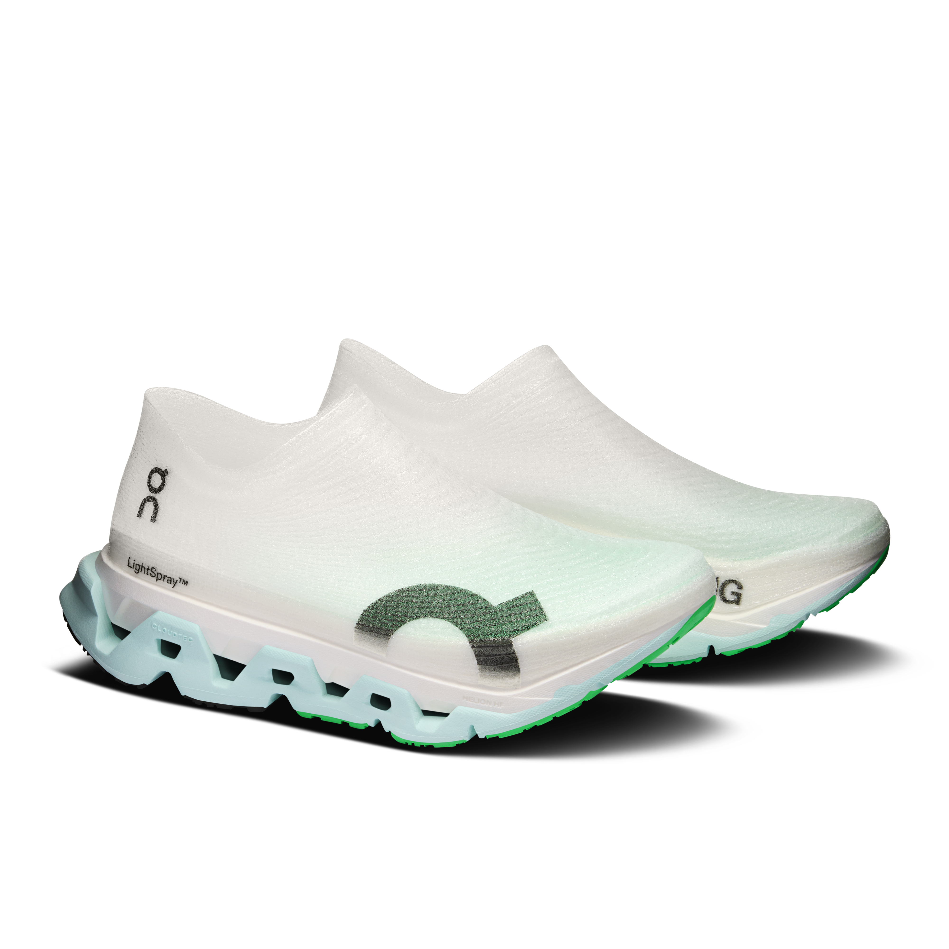 On LightSpray Cloudmonster 3 Hyper Flurry & Verdite Unisex Road running Shoes