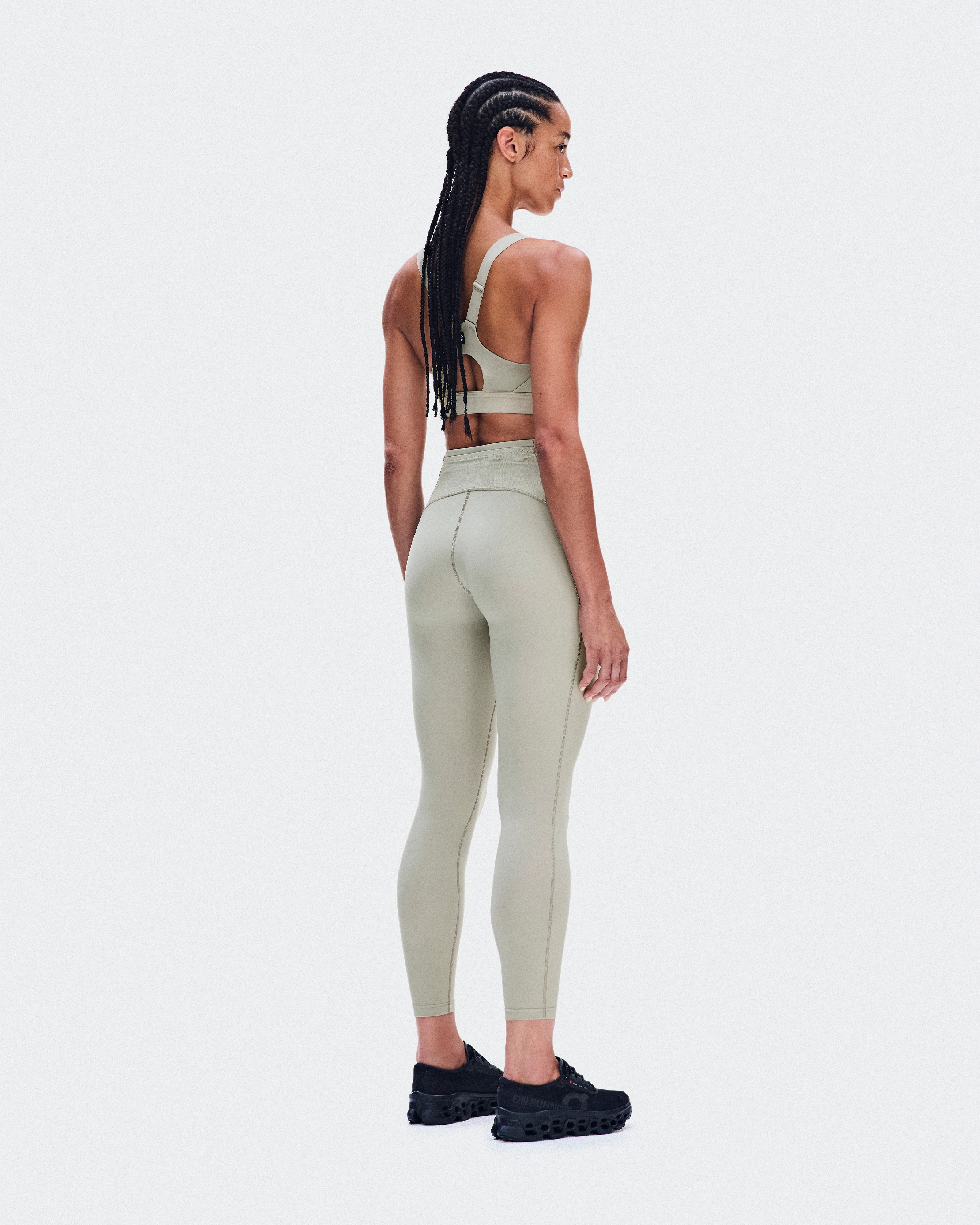 On Performance Tights 7/8 Brume Feminino Calças leggings