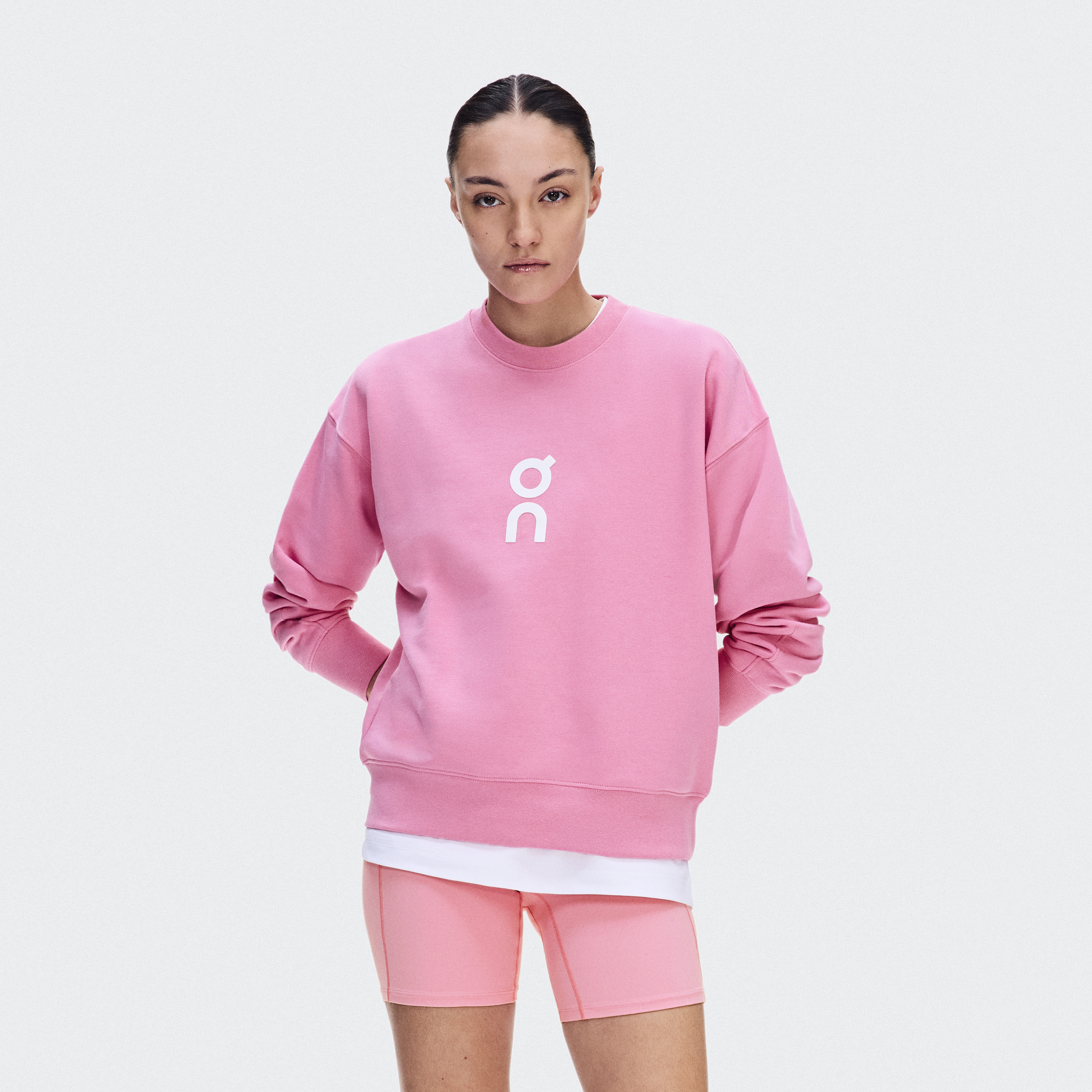 Club Crew Sweater in Bubblegum