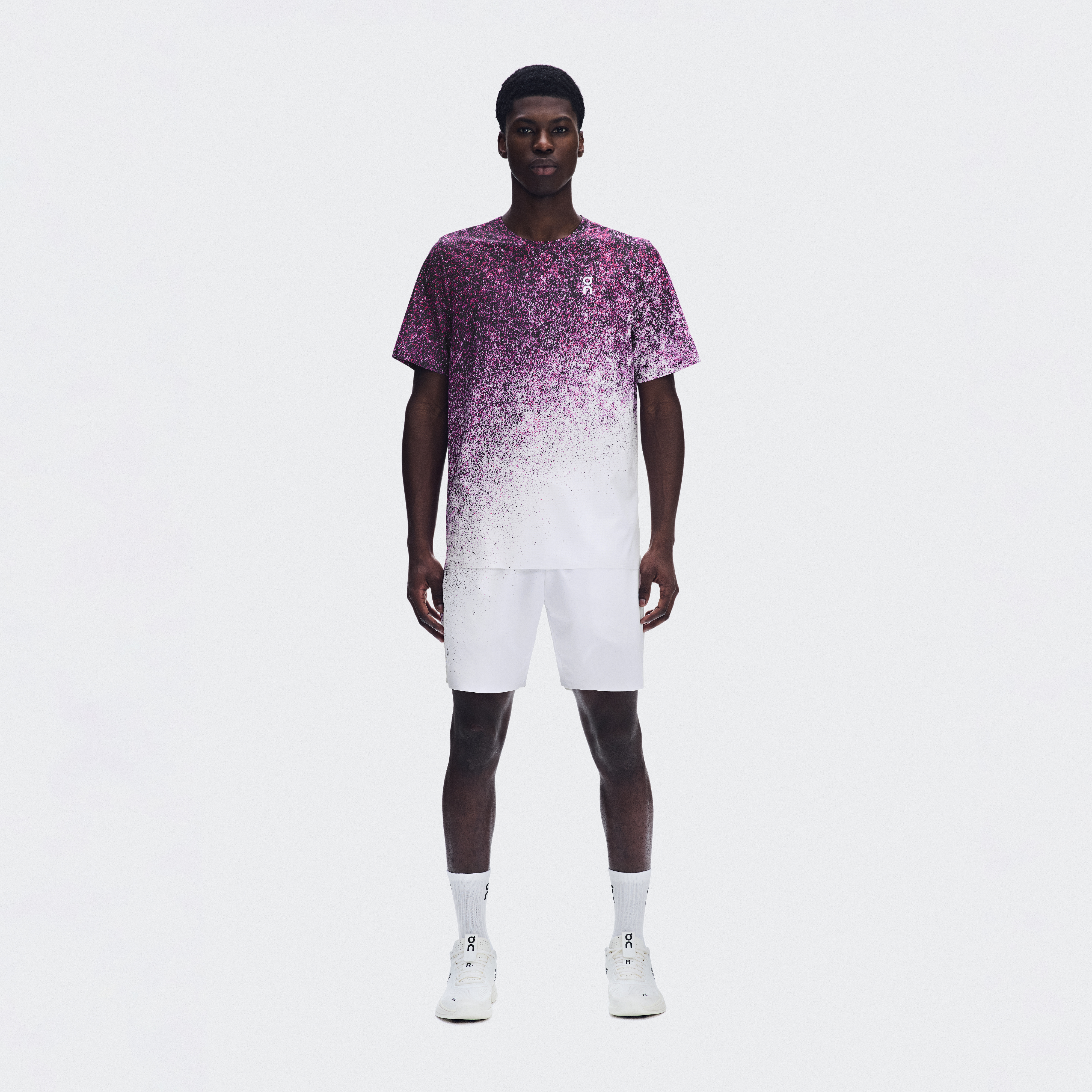 7" Court Shorts Fade in Nebula/White