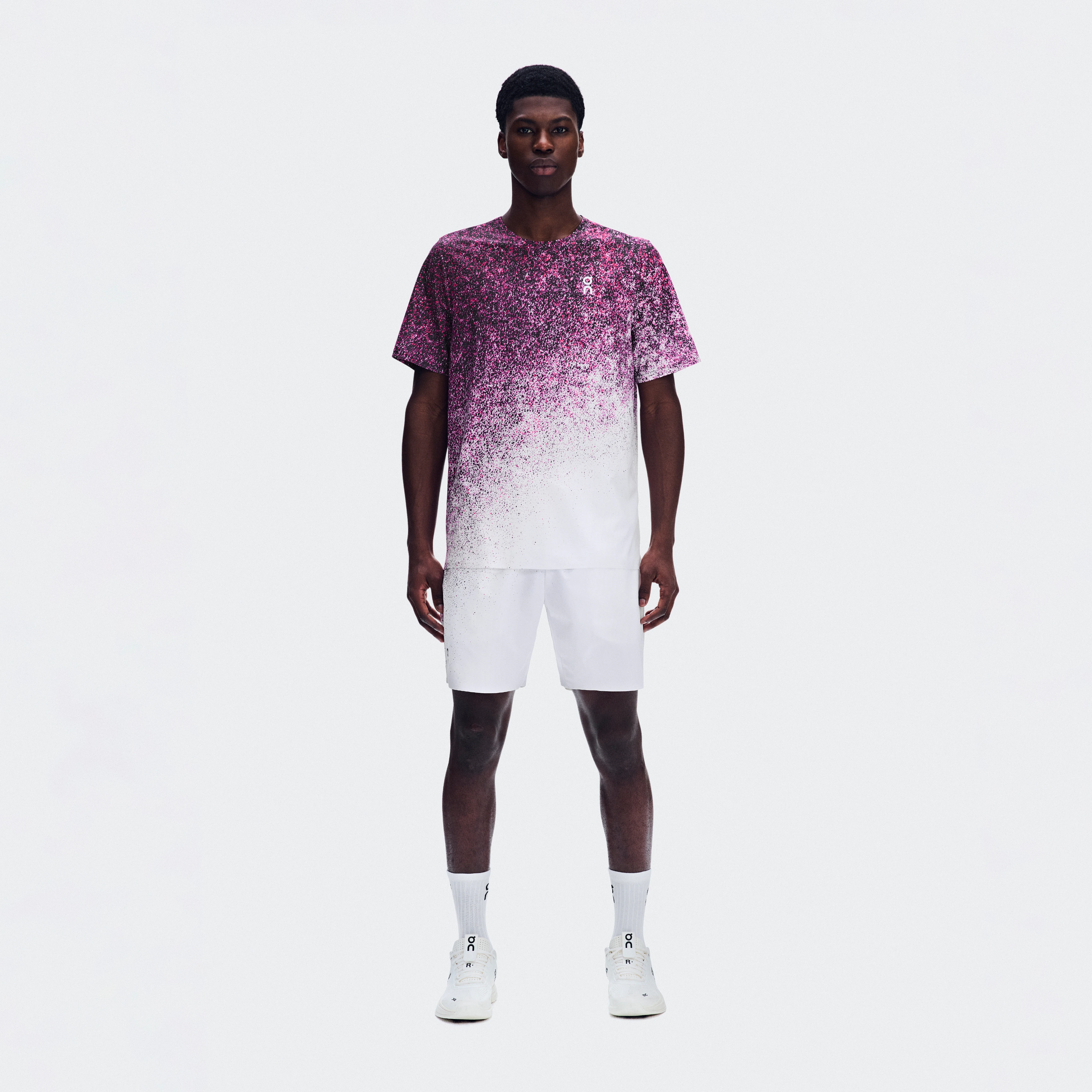 On 7" Court Shorts Fade Nebula & White Shorts