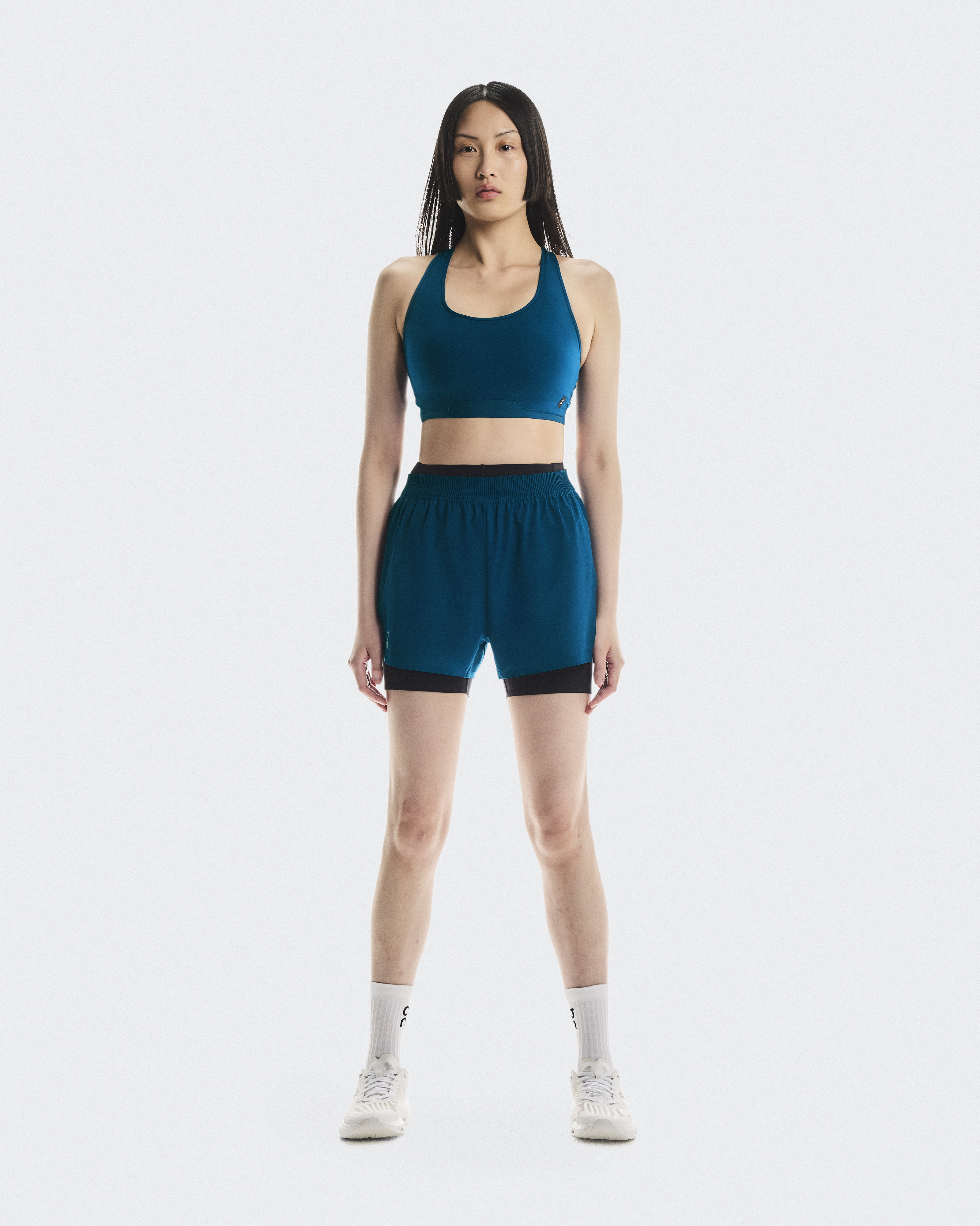 On Women's Train Shorts in Tempest, Size: XL, Polyester