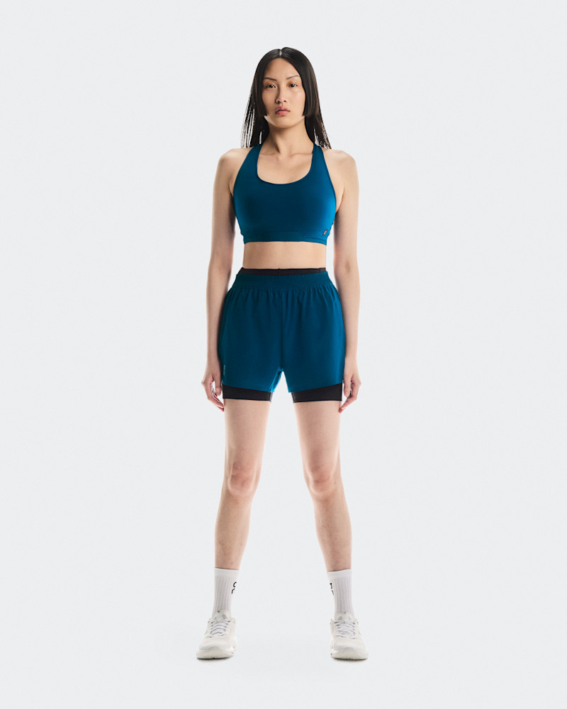 On Women's Train Shorts in Tempest, Size: Medium, Polyester