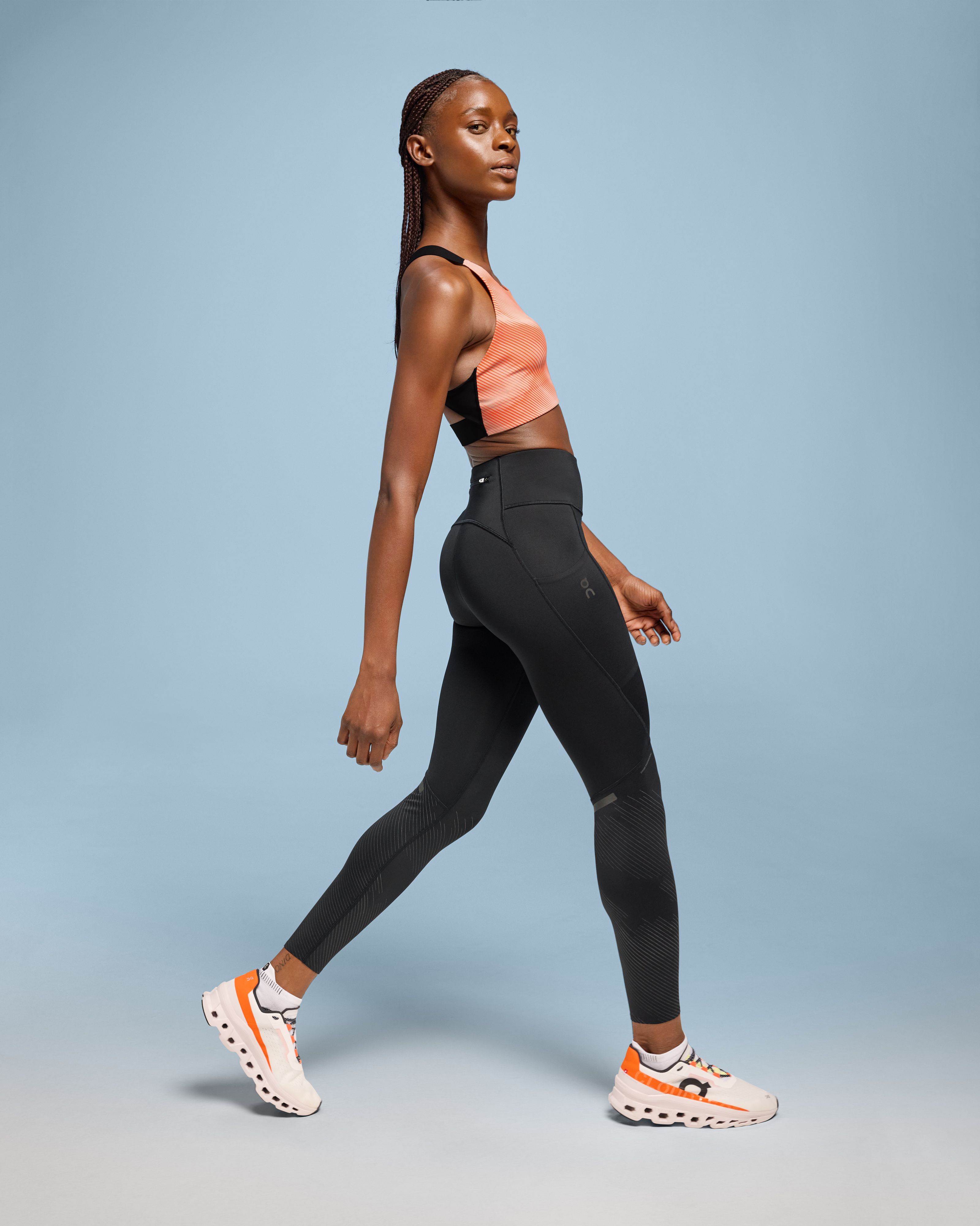 Womens On Running black Performance Winter Leggings