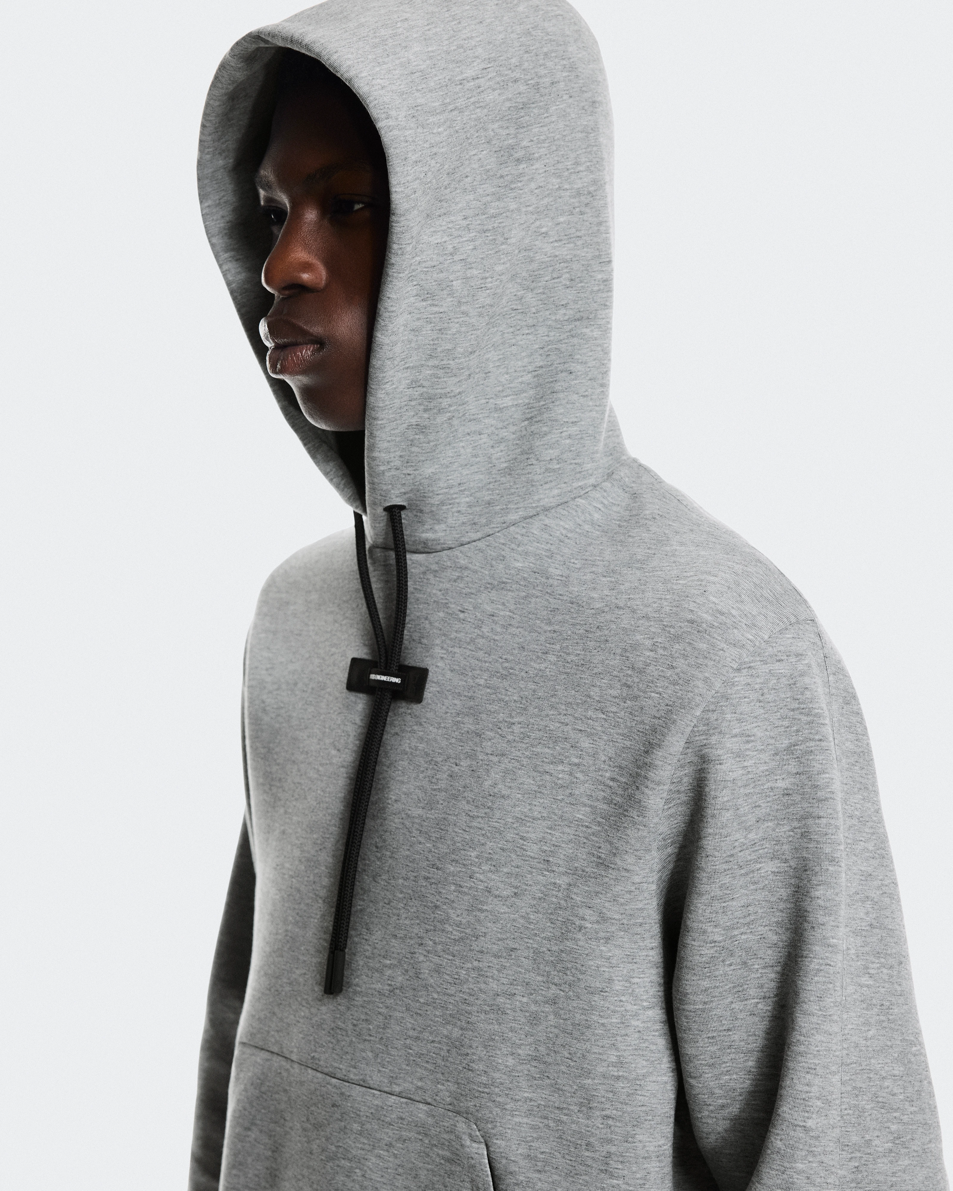 On Focus Tech Hoodie Basalt Men Hoodies and sweatshirts