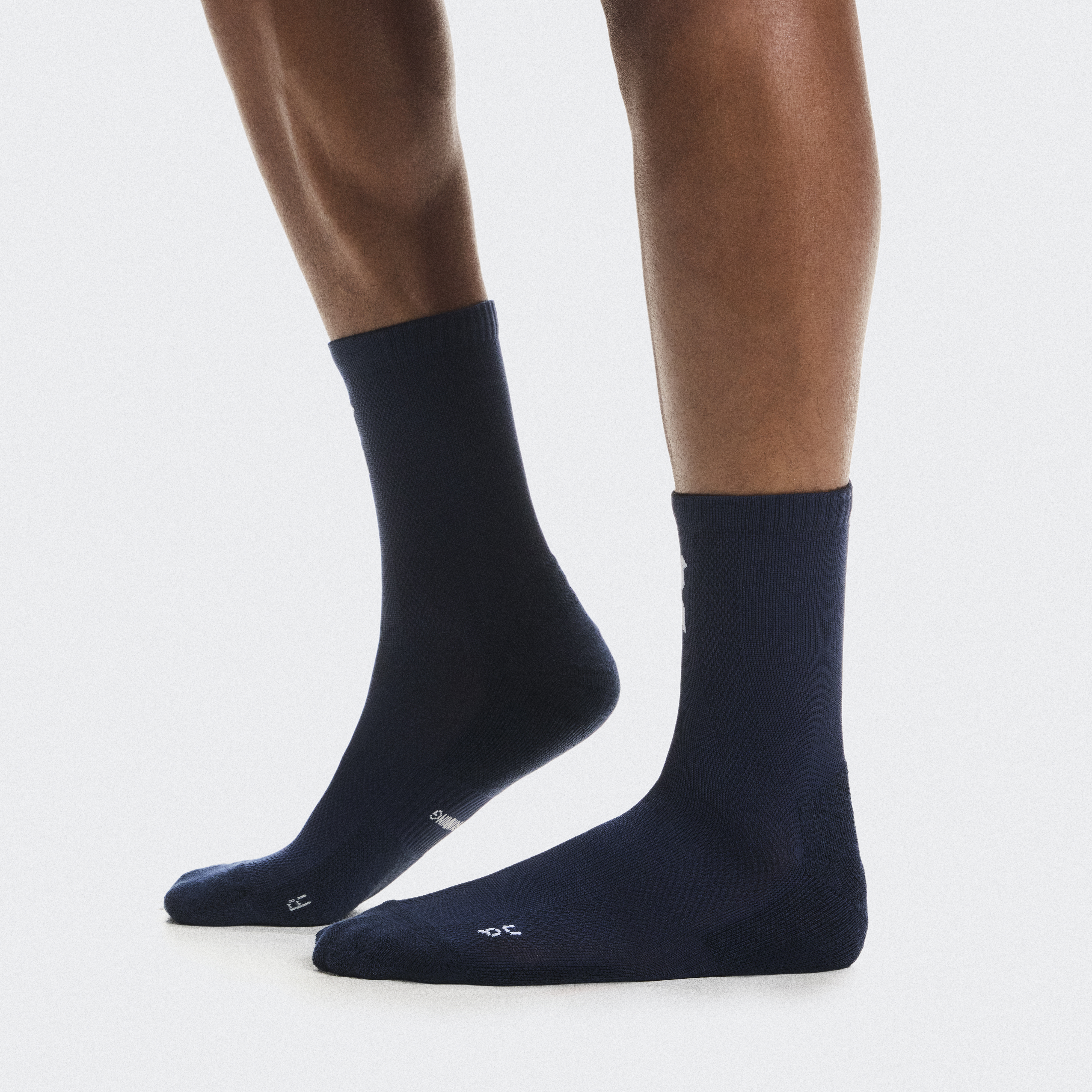 Core Run Sock High 2P in Navy