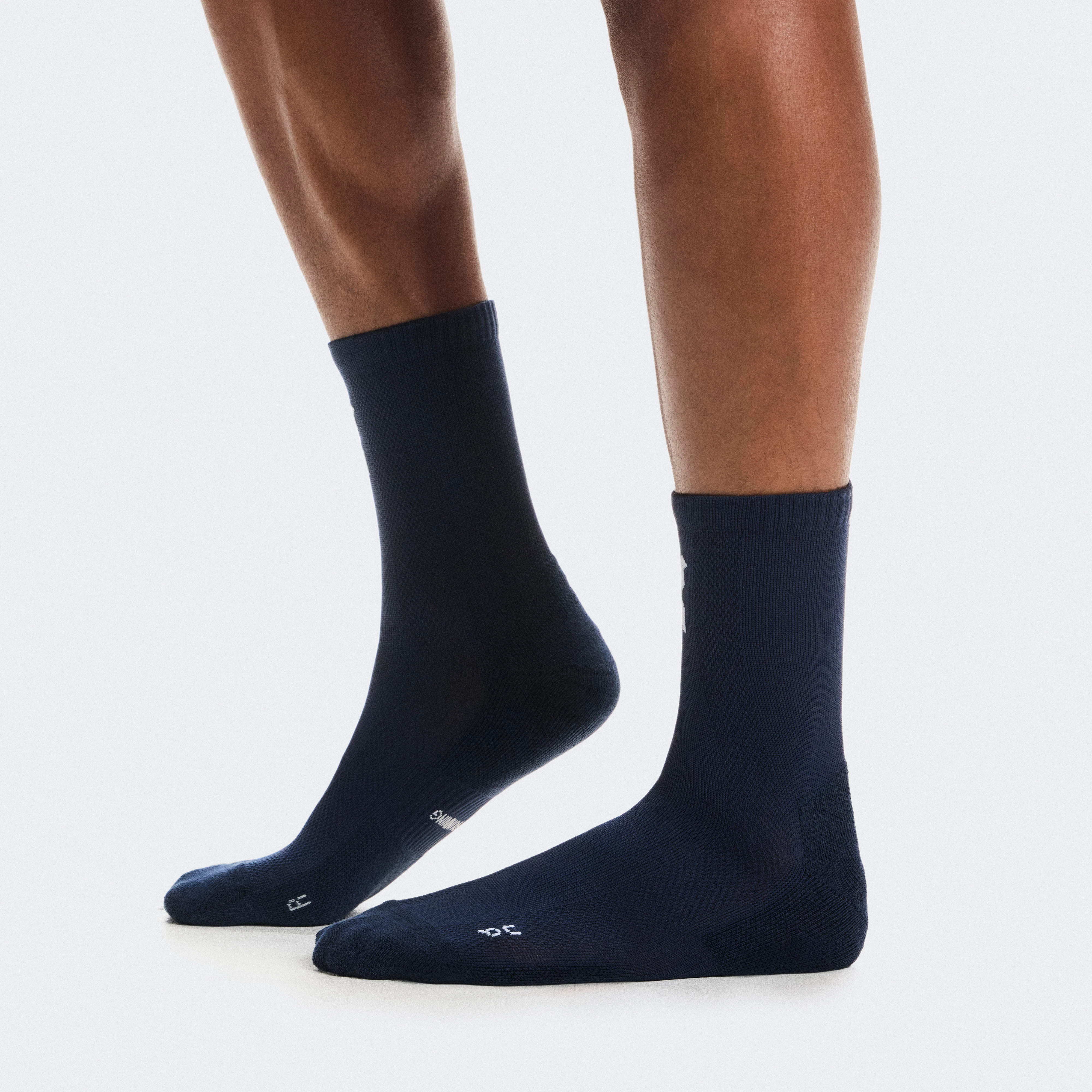 On Core Run Sock High 2P Navy Unisex – Everyday running Socks