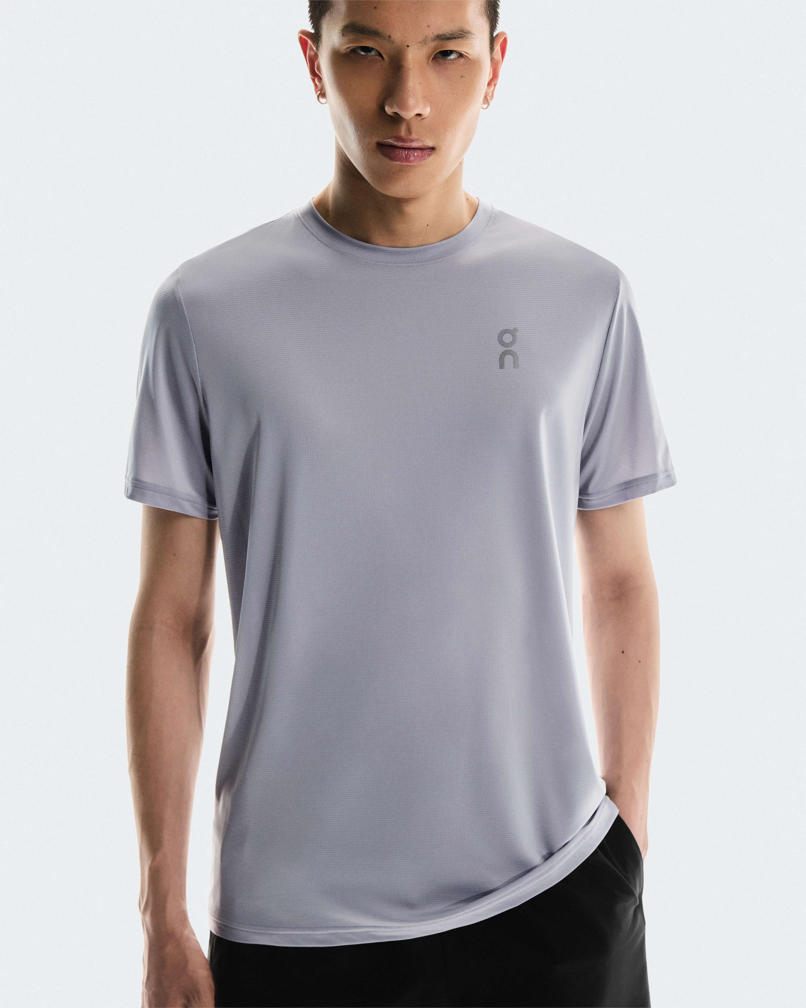 On Core-T Lilac Hombre Camisetas