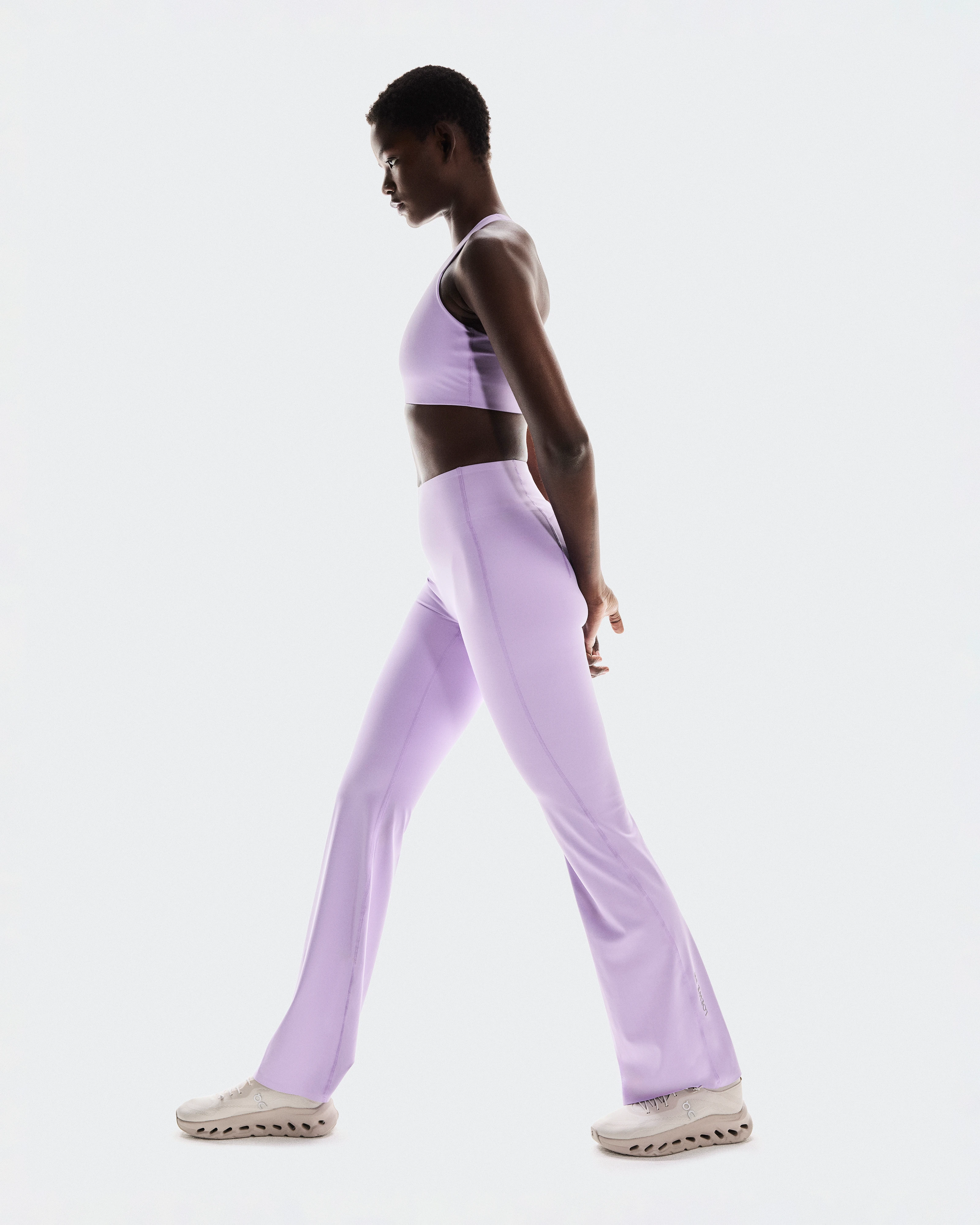 On Soft Bootleg Pants LOEWE Lilac Women Pants