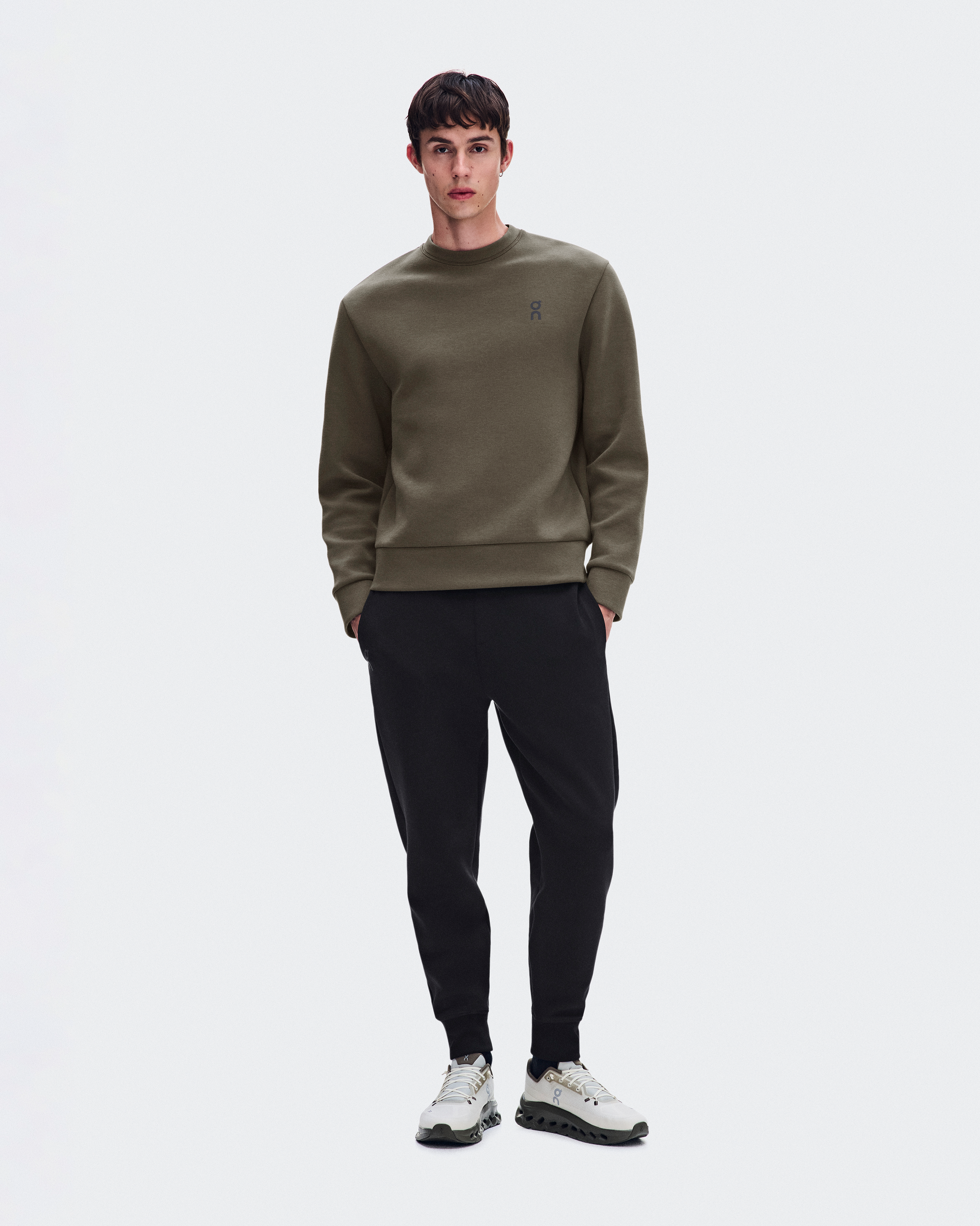 Focus Tech CrewMen / Bark / L