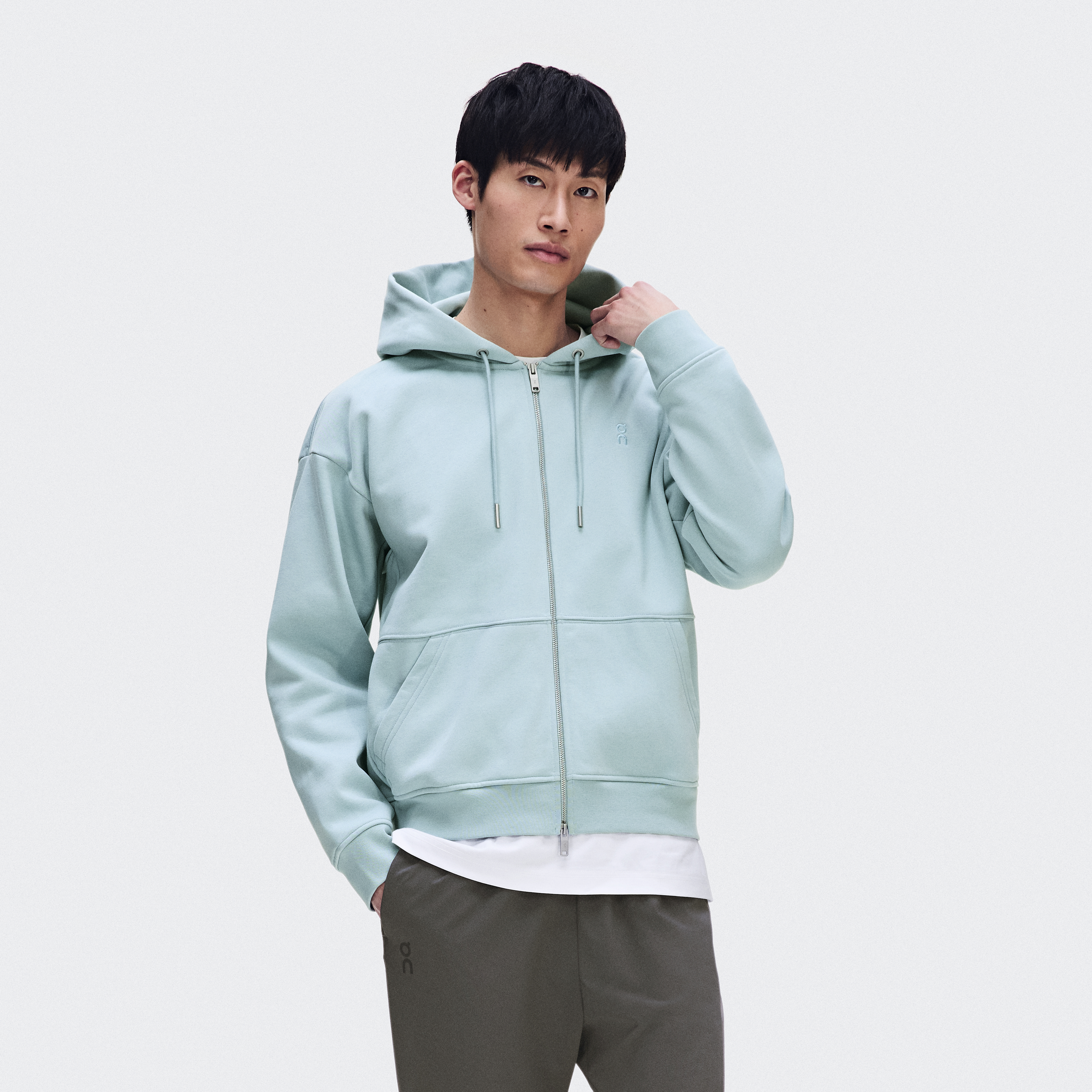 Club Collective Full Zip Hoodie in Brook