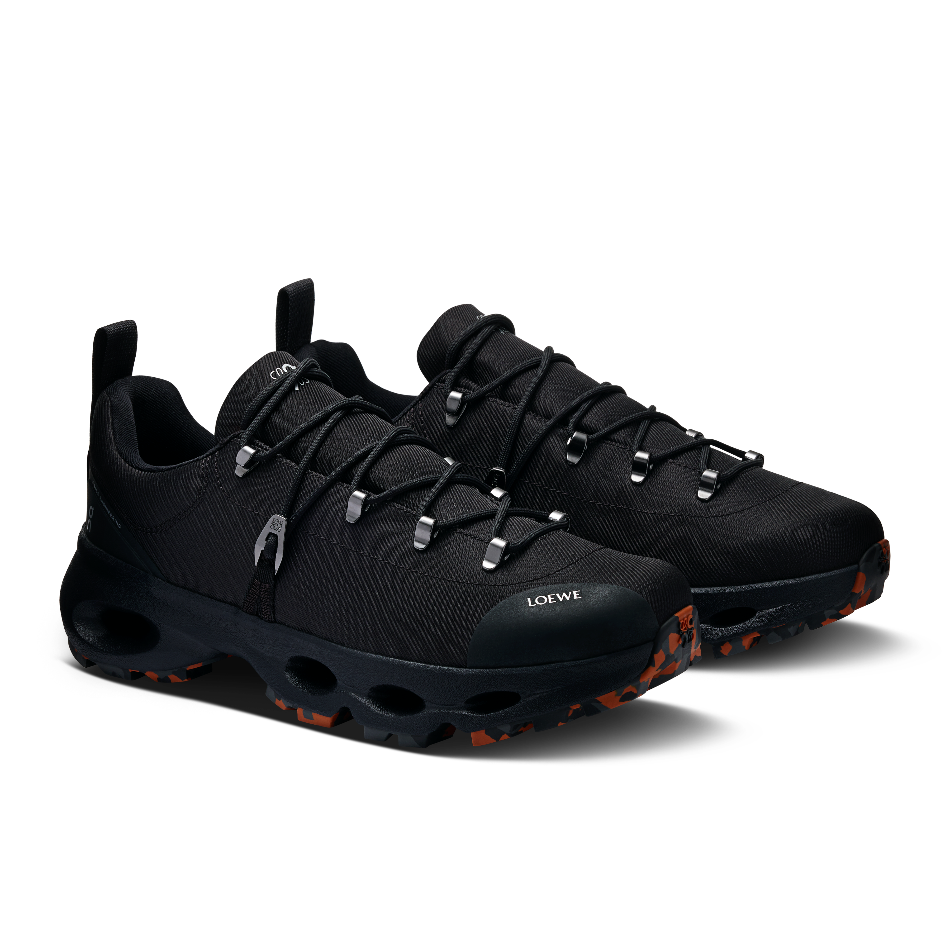 On Cloudsolo Hiker LOEWE Black Men Hiking Shoes