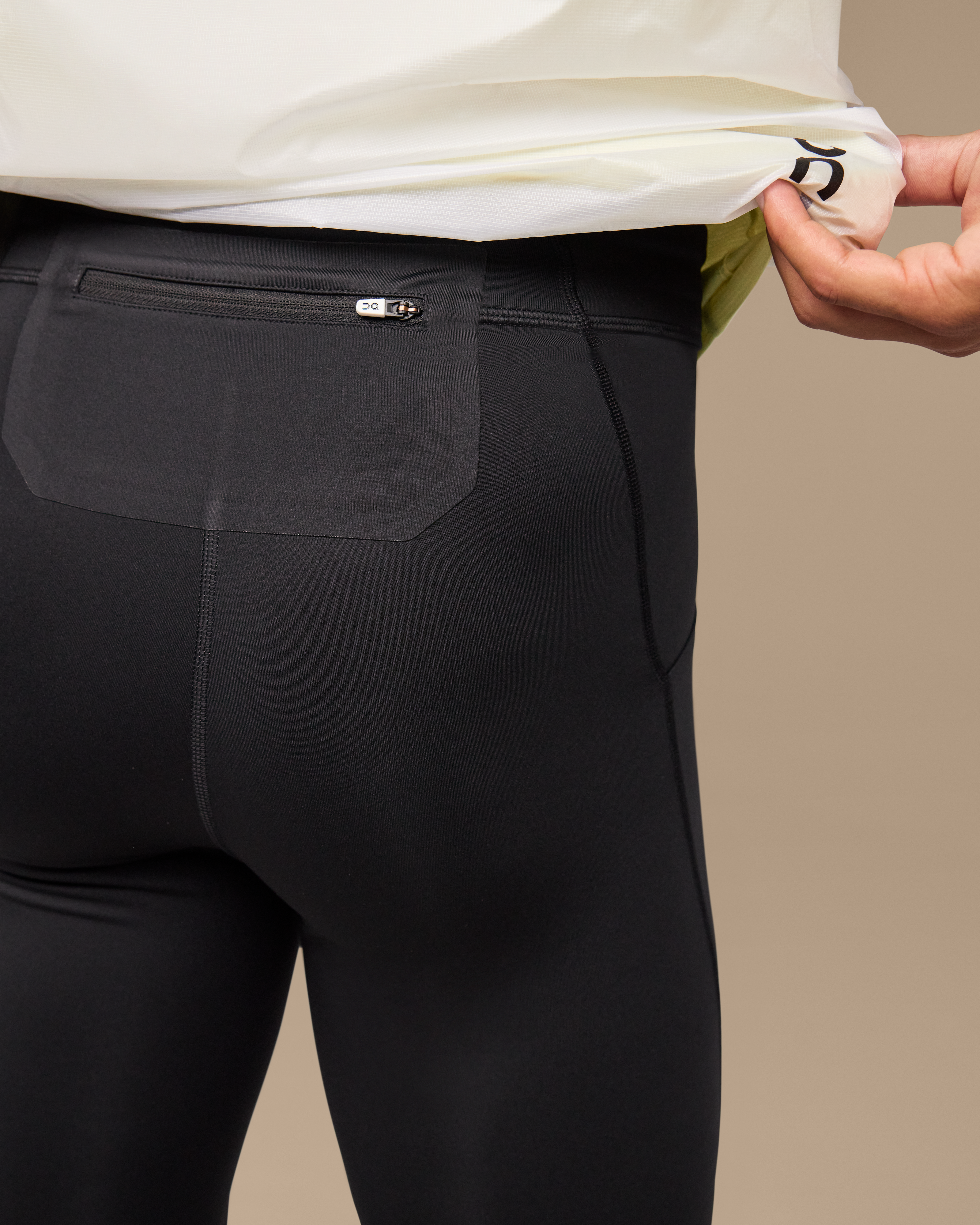 Warm Running Tights - Black - Men