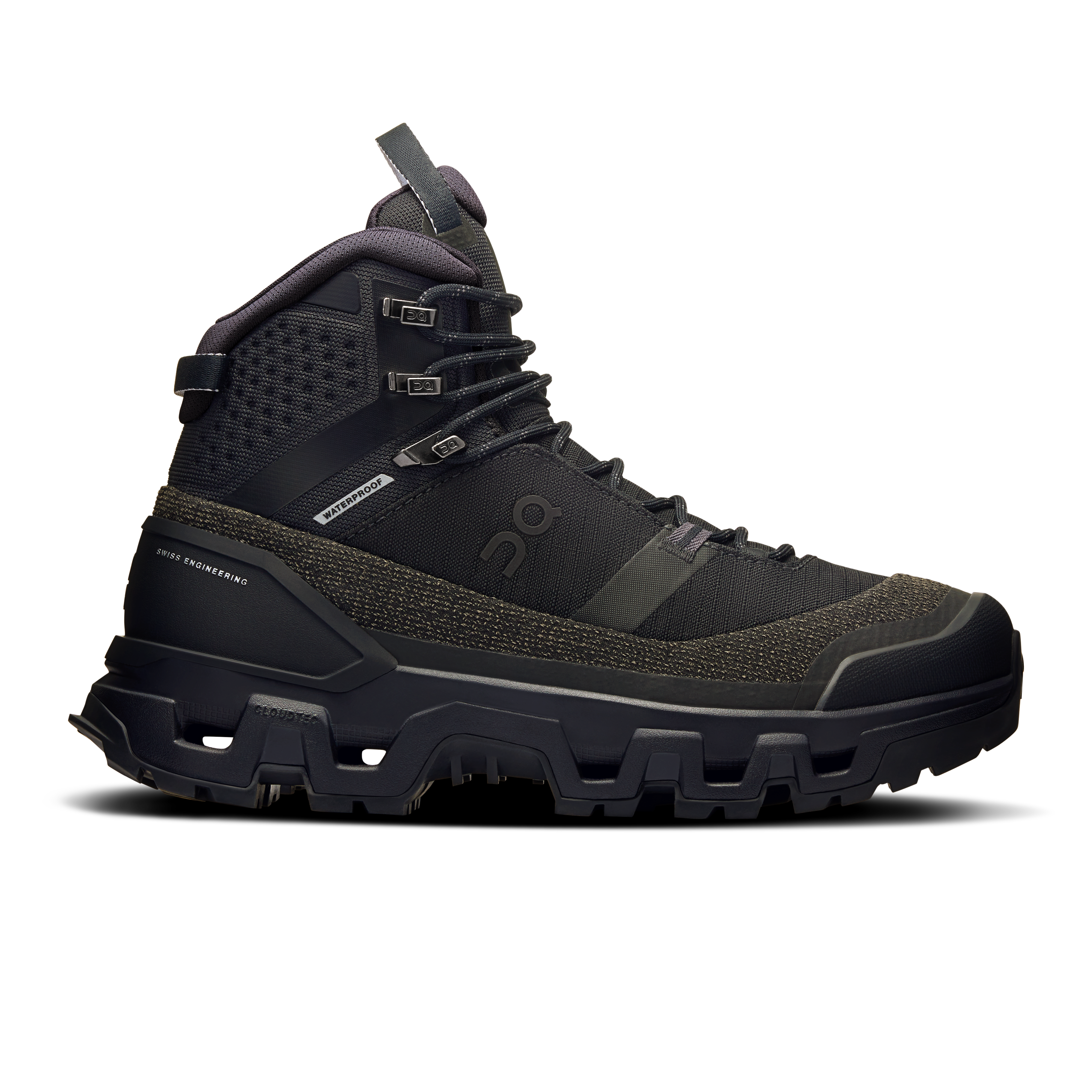 Cloudrock Trek WP Hiking Shoe in Black/Black