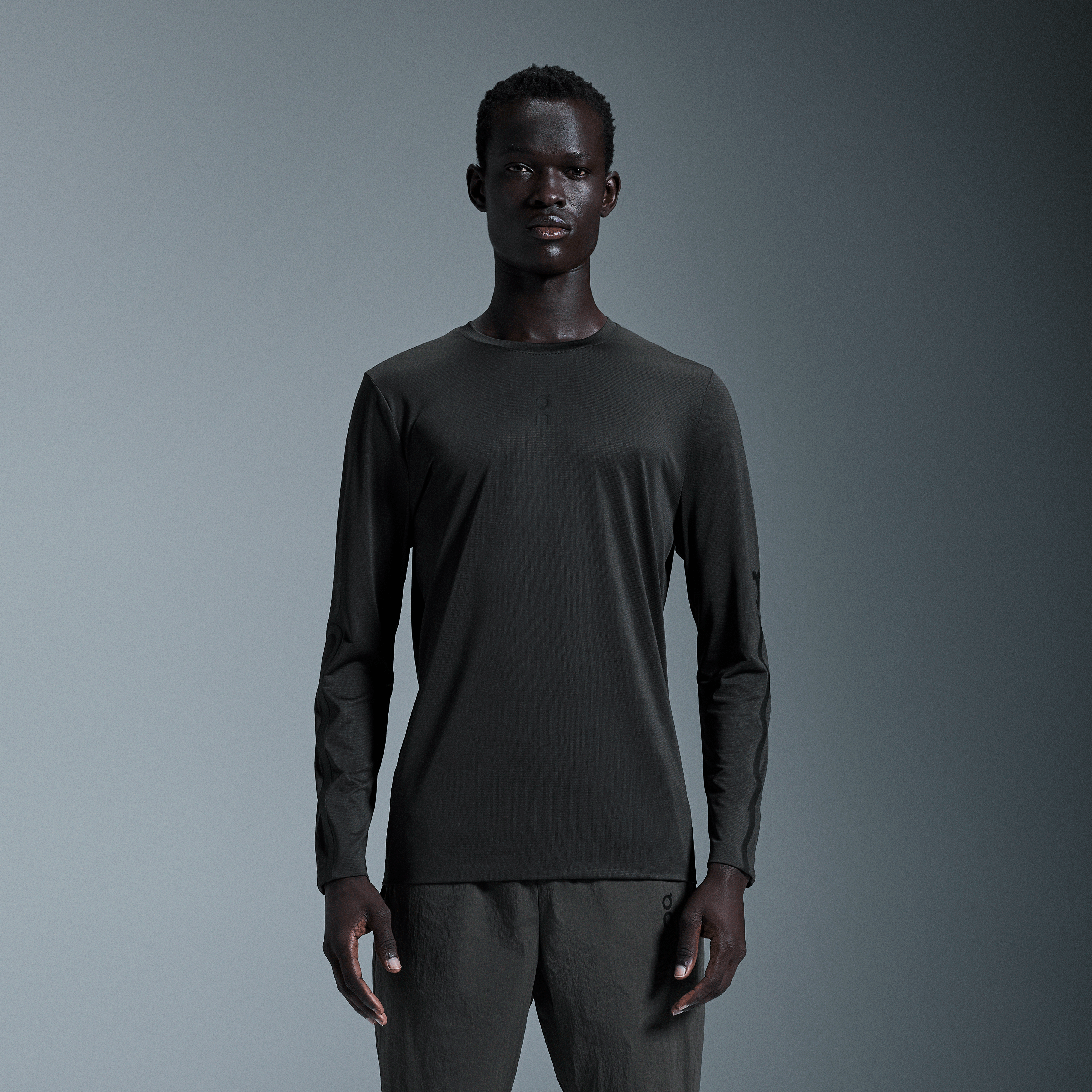 On Core Long-T IKON Black Men Men – Cold-weather runs, limited edition, lightweight Tops and t-shirts