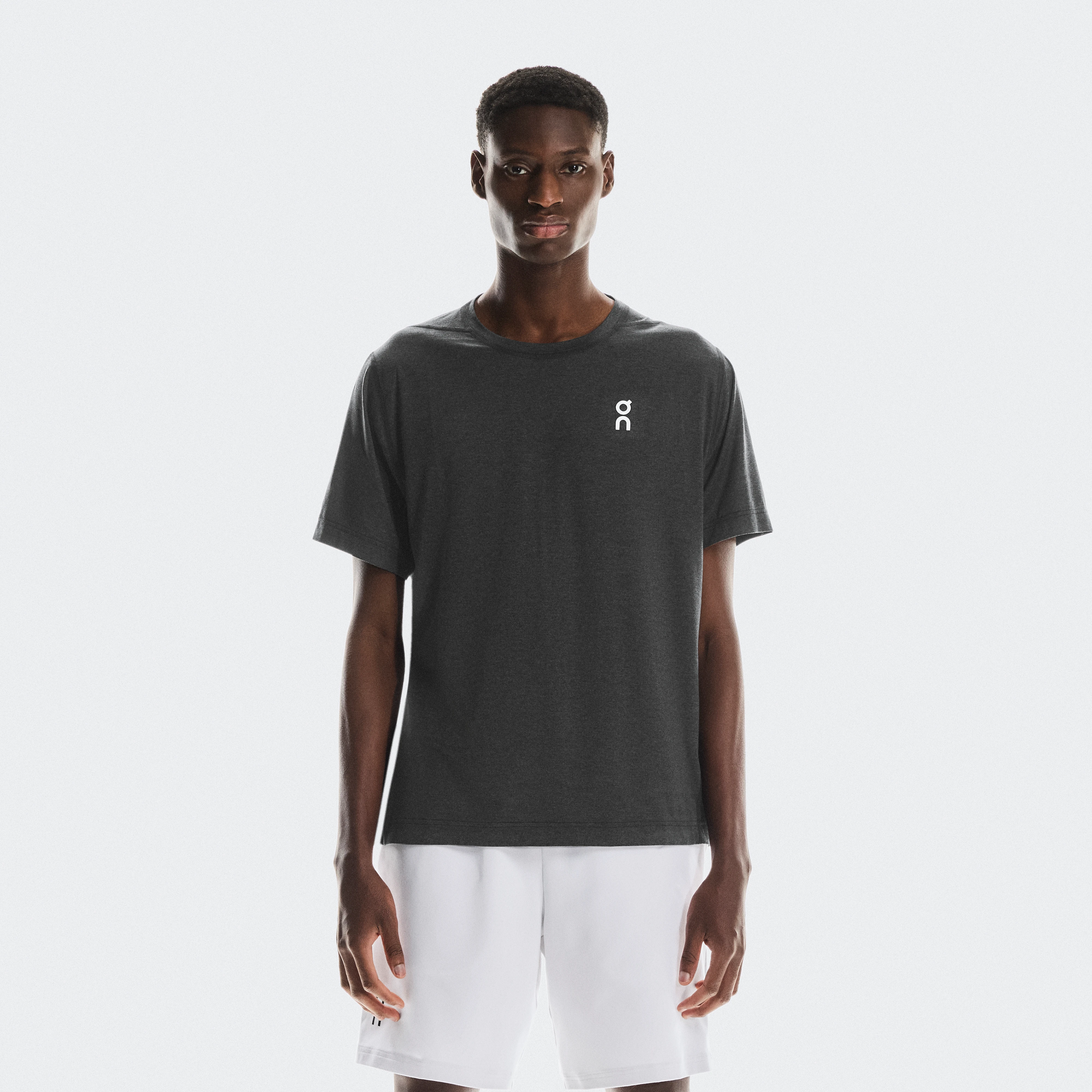 On Courtside-T Grey Men Men – Lightweight, everyday tennis, super soft Tops and t-shirts