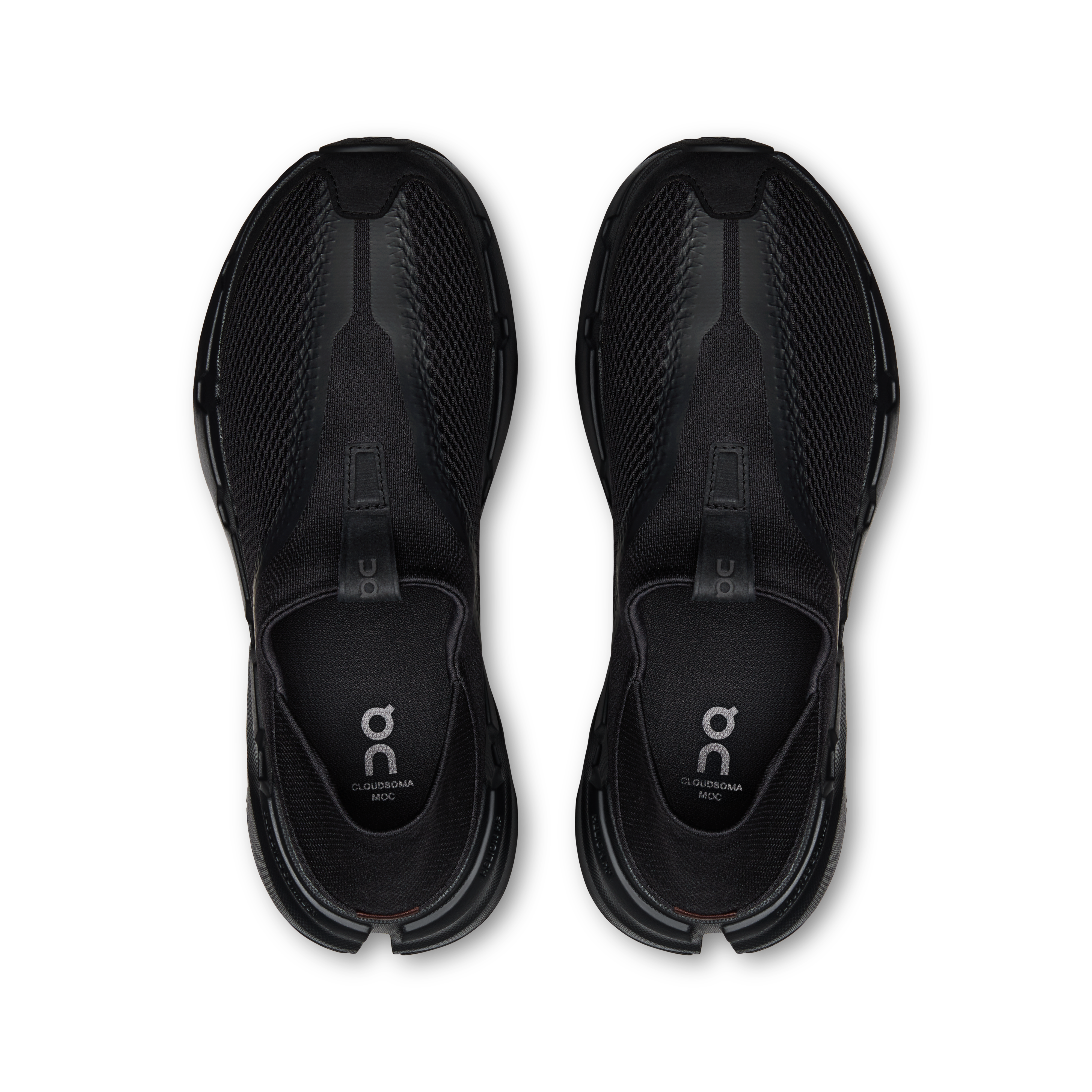 On Cloudsoma Moc Black & Black Feminino Caminhadas Tênis