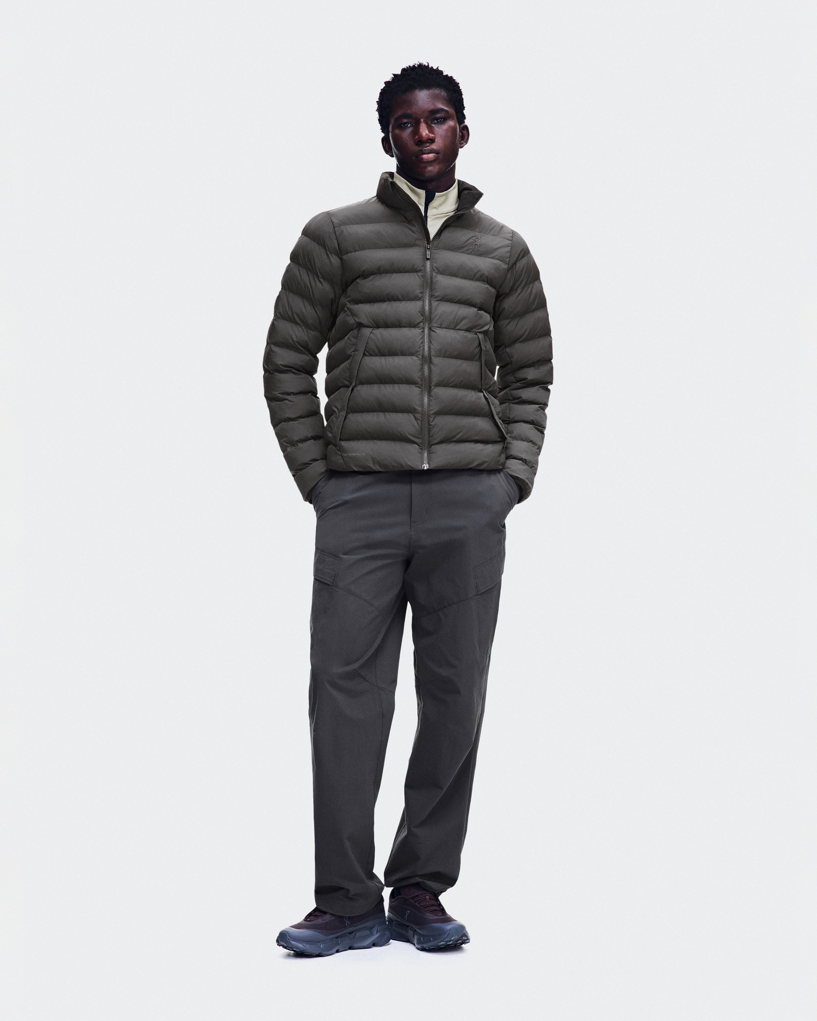 On Ascent Puffer Jacket Espresso Men Jackets
