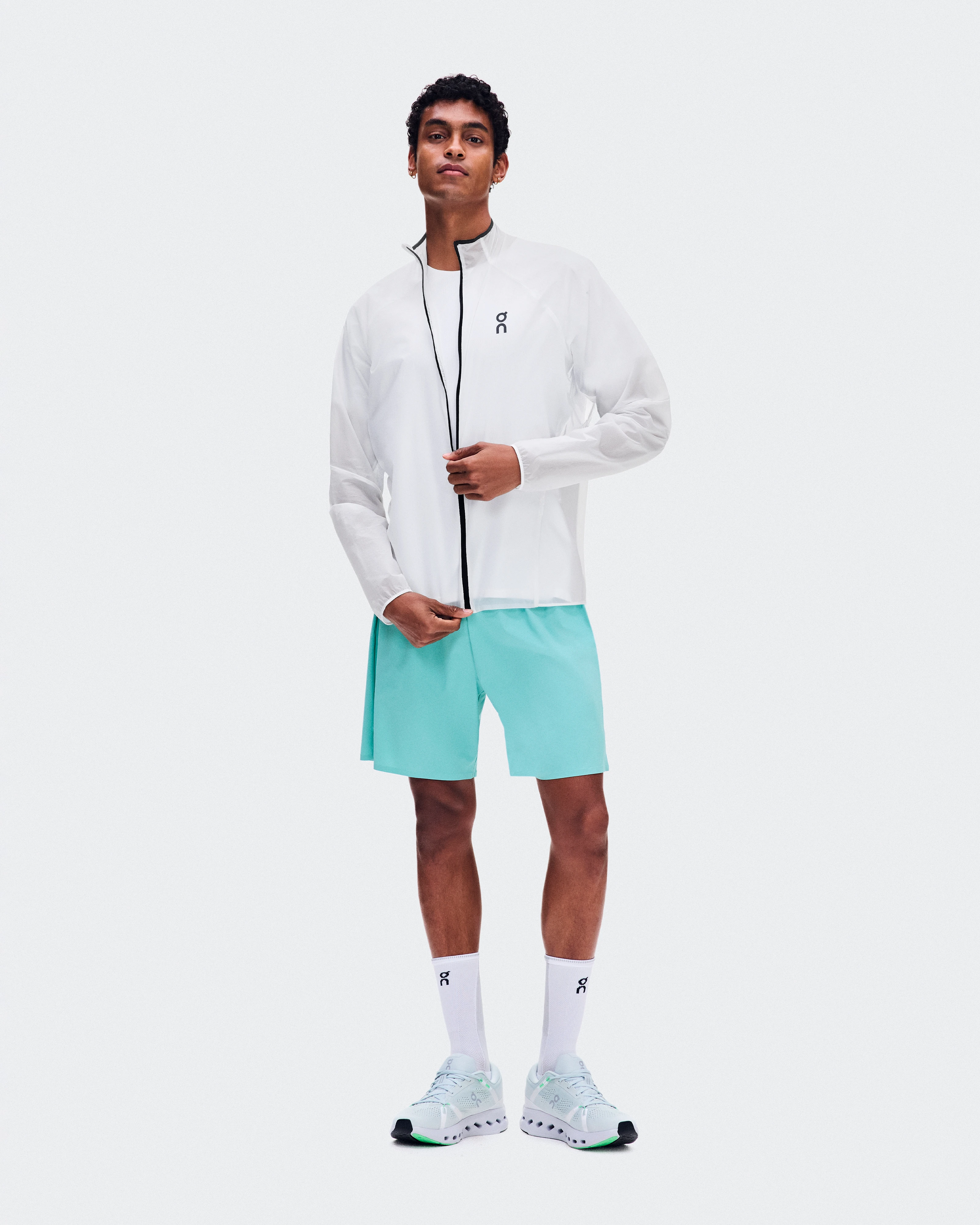 On 7" Performance Shorts Aquamarine Men Shorts
