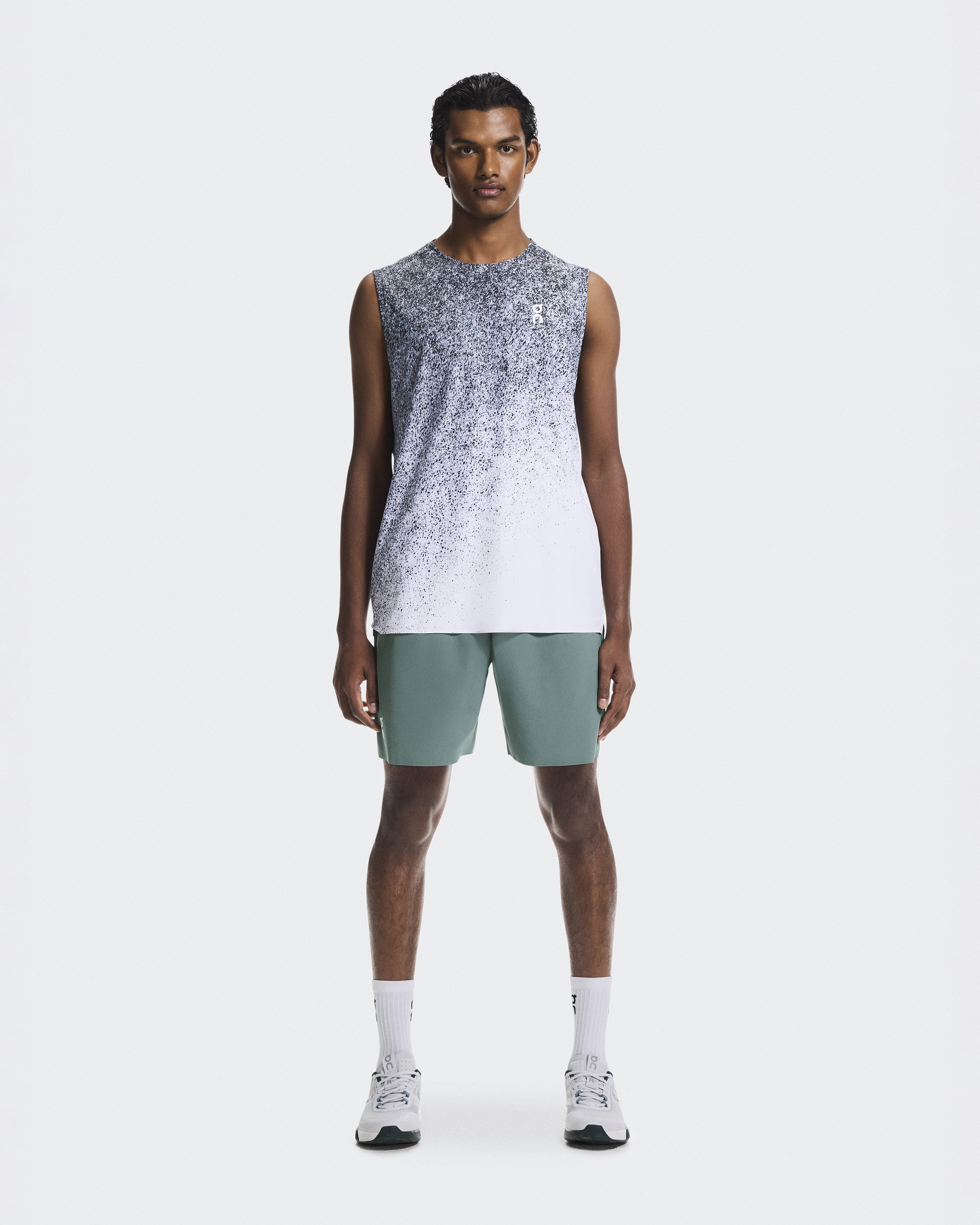 Men's Court Tank Fade | Thistle & White | On United States