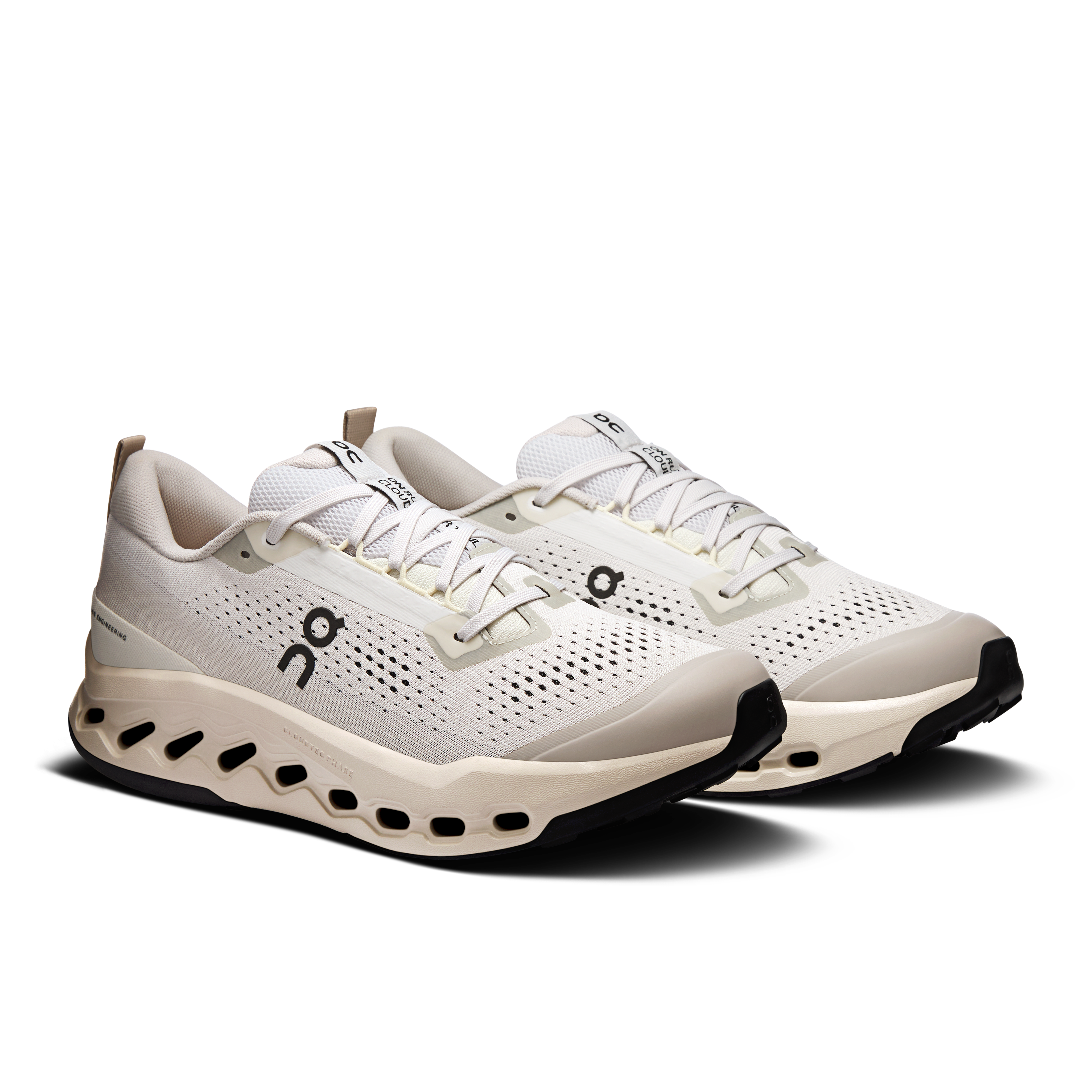 On Cloudsurfer Trail 2 Frost & Truffle Men Trail running Shoes