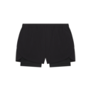 Train 2-in-1 Shorts in Black