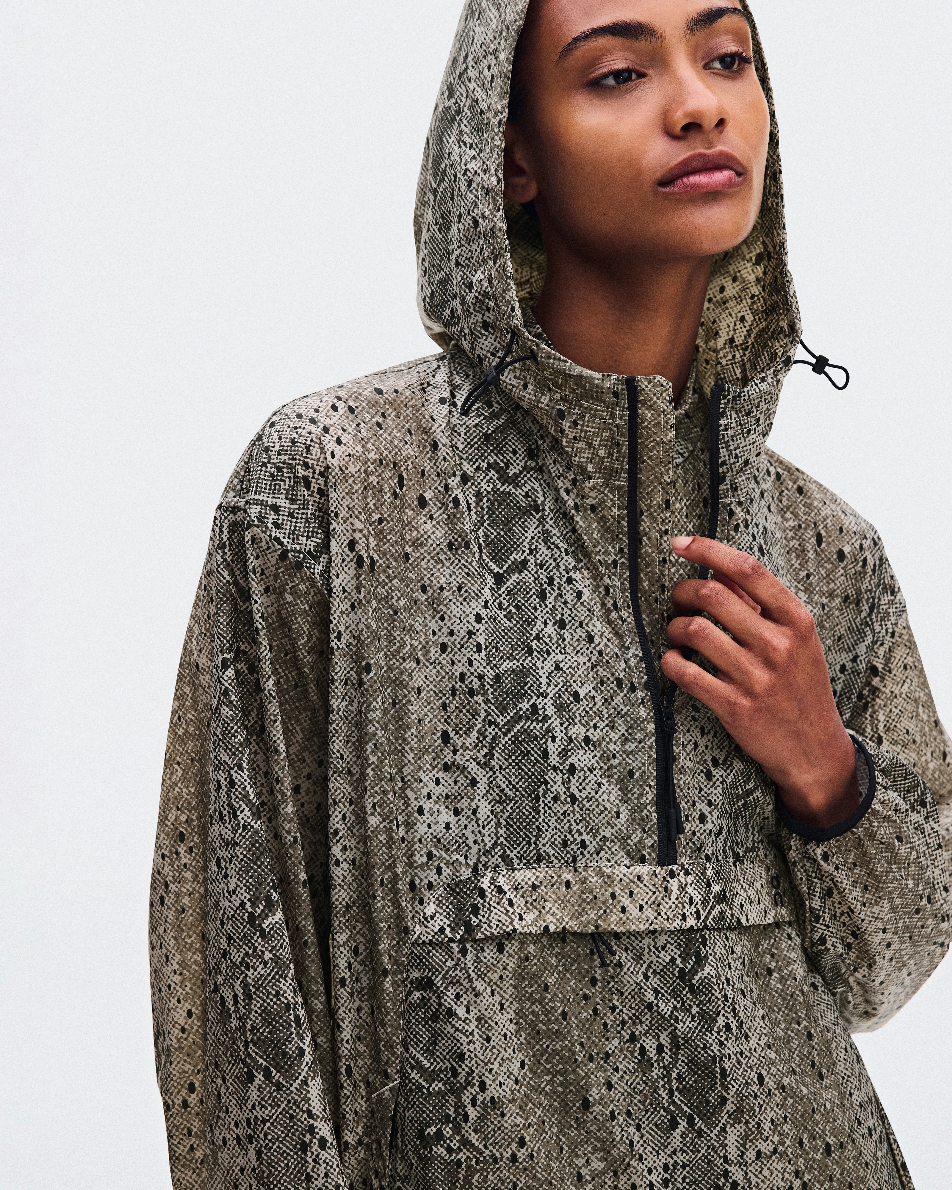 On Half-Zip Anorak Antler & Black Women Jackets