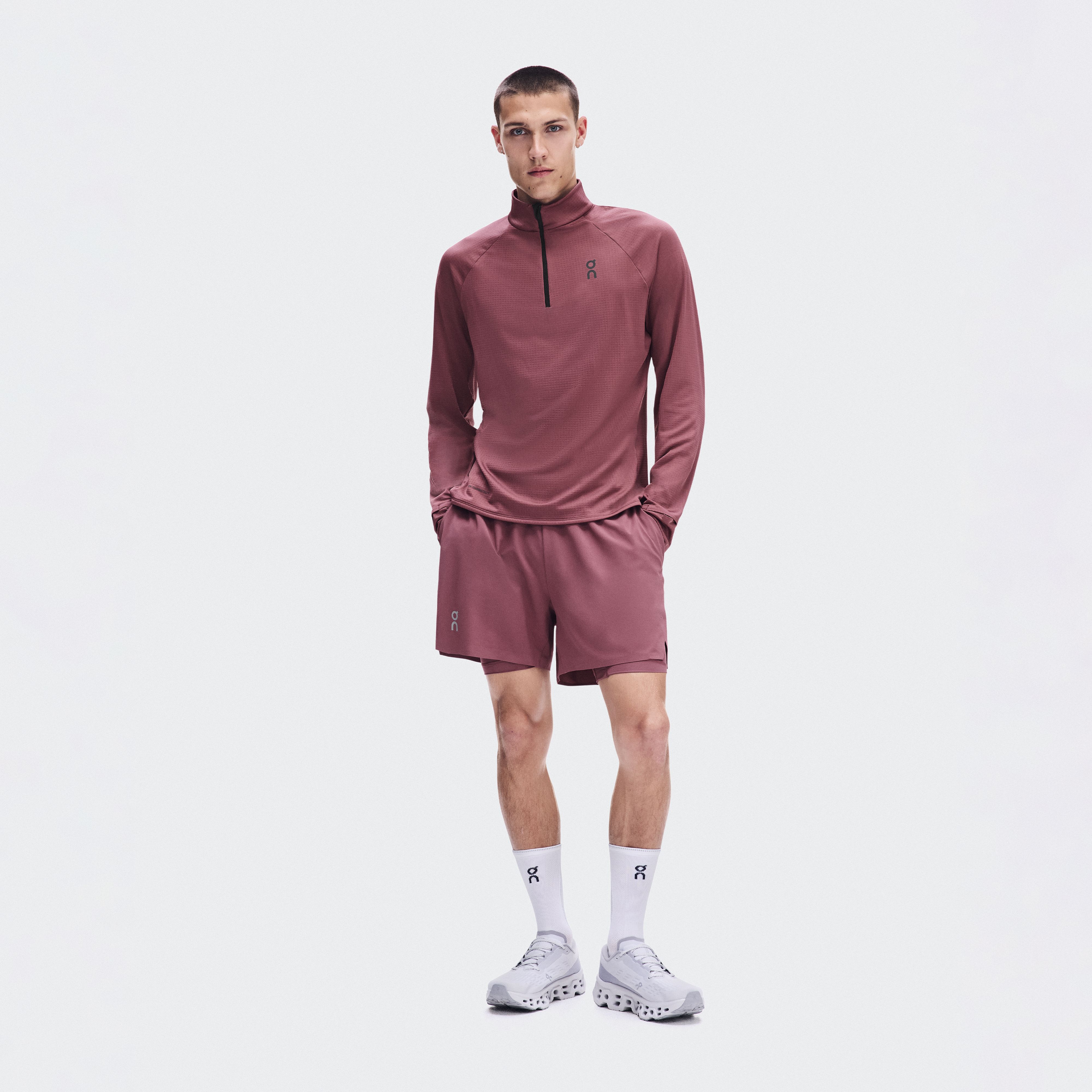 Train 2-in-1 Shorts in Barberry