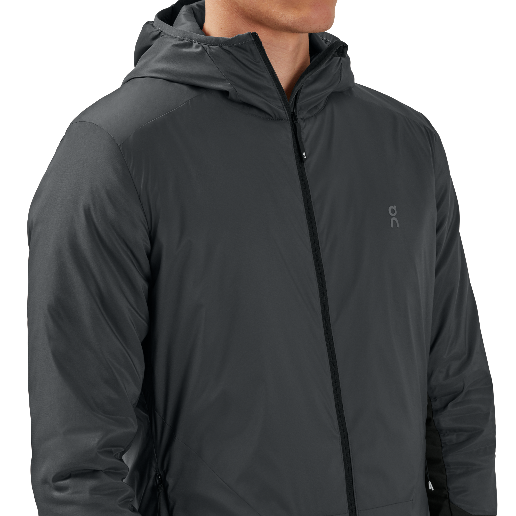 Insulated Jacket, ultralight, zippered pockets & hood | On India