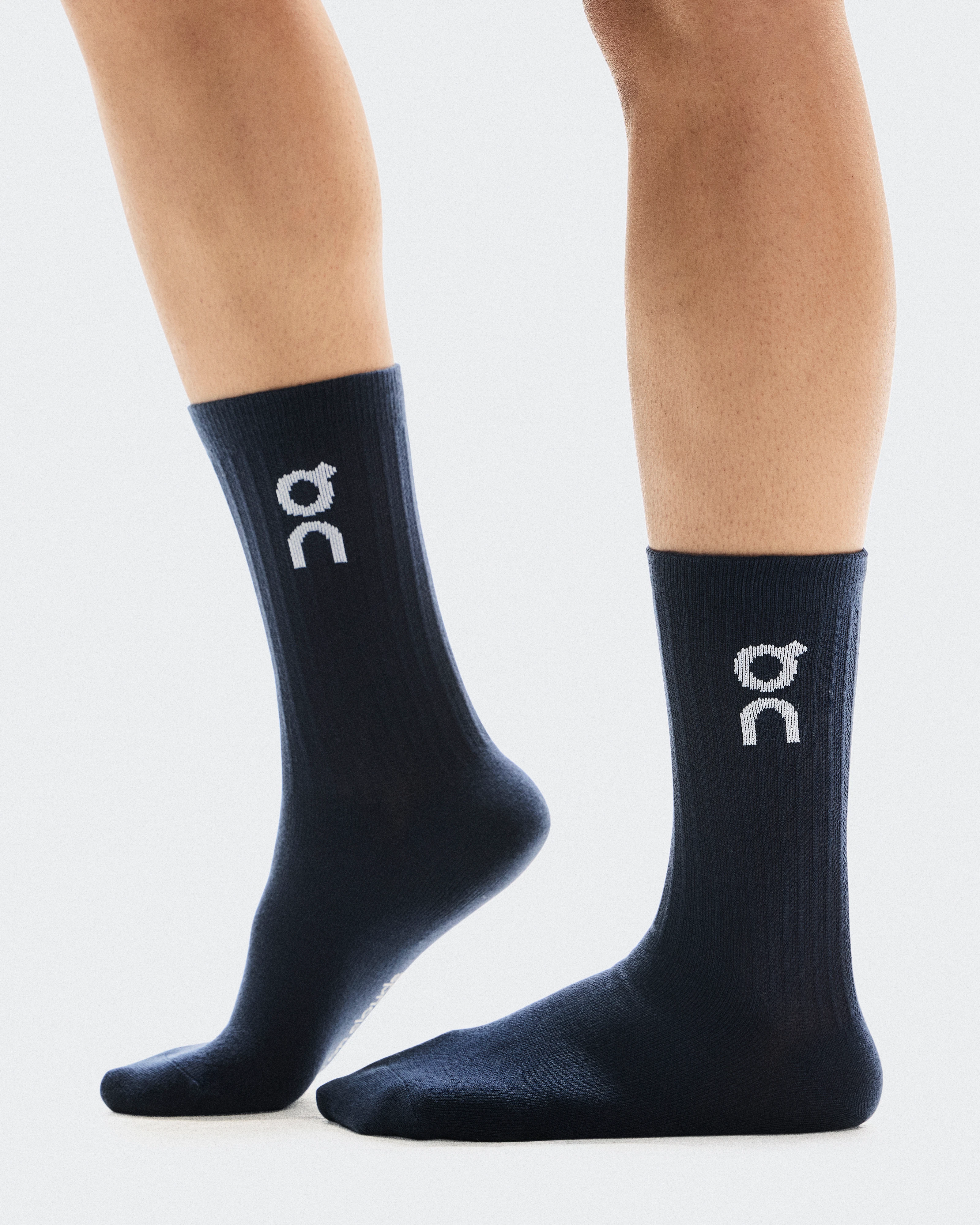 On Logo Sock High 3P Navy Unisex Socks