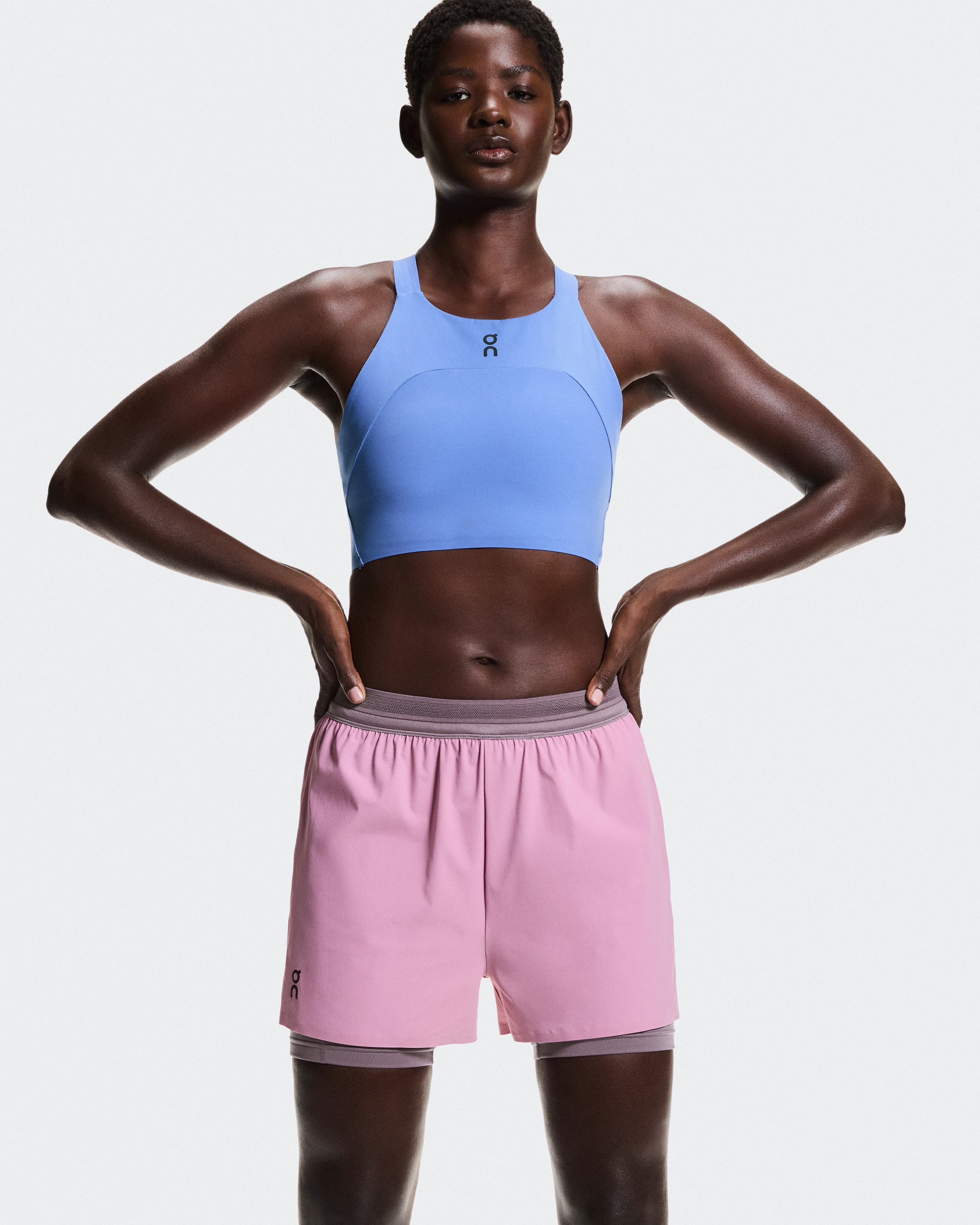 On 3" Performance 2/1 Shorts Sakura & Dewberry Women Shorts