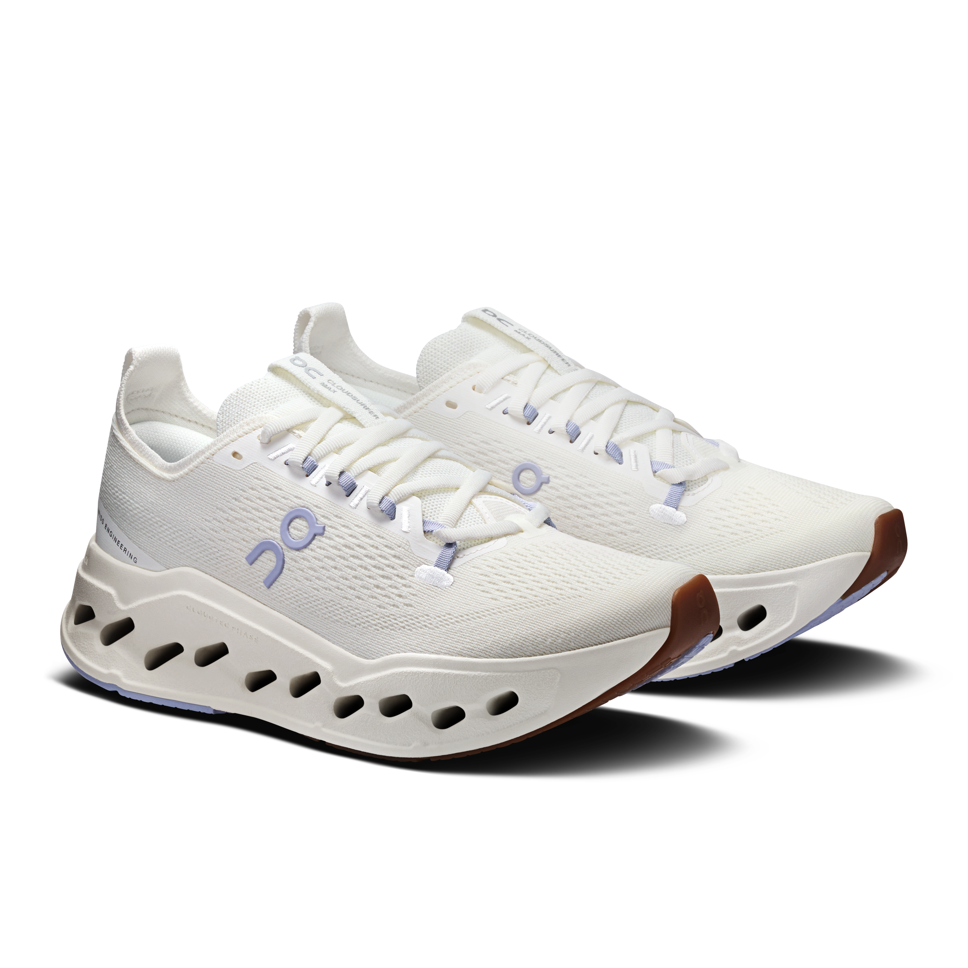 On Cloudsurfer Max Ivory & Nimbus Femme Running sur route Chaussures