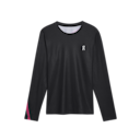 Court Long-T Long-Sleeve Shirt in Black