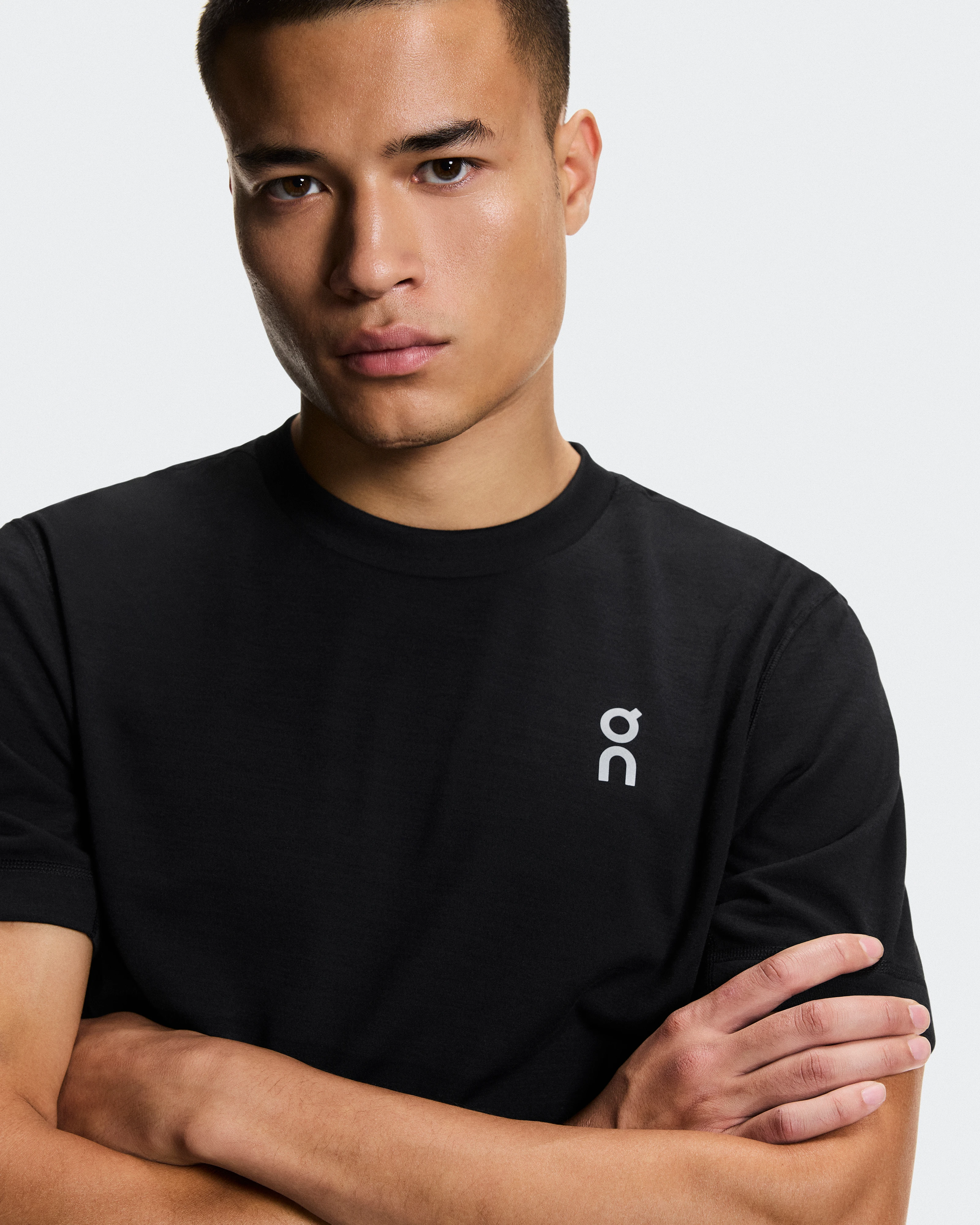 On Train-T Graphic Black Men Tops and t-shirts