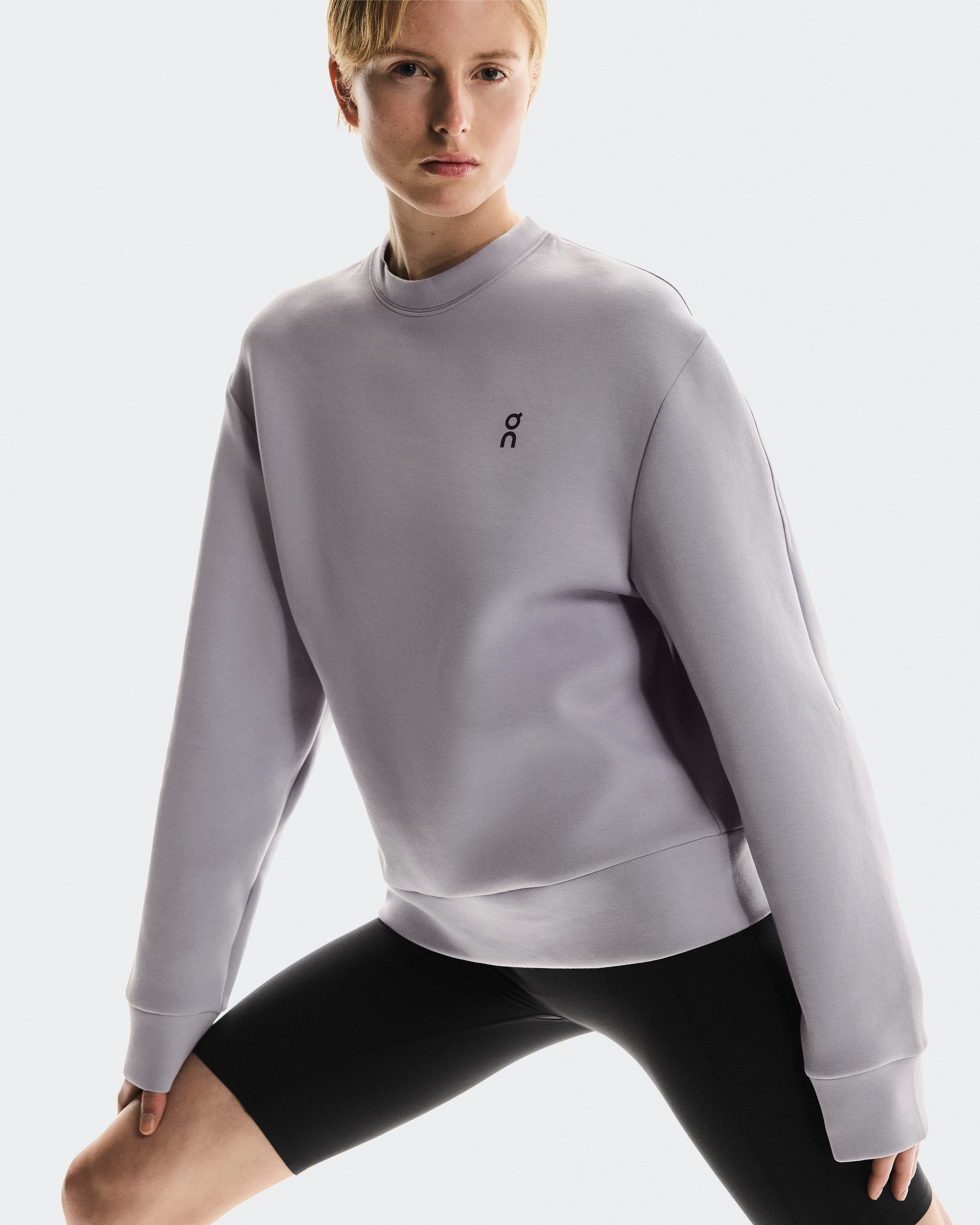 On Focus Tech Crew Lilac Women Hoodies and sweatshirts