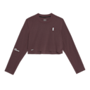 Active Long-T Crop Long-Sleeve Shirt in Mulberry
