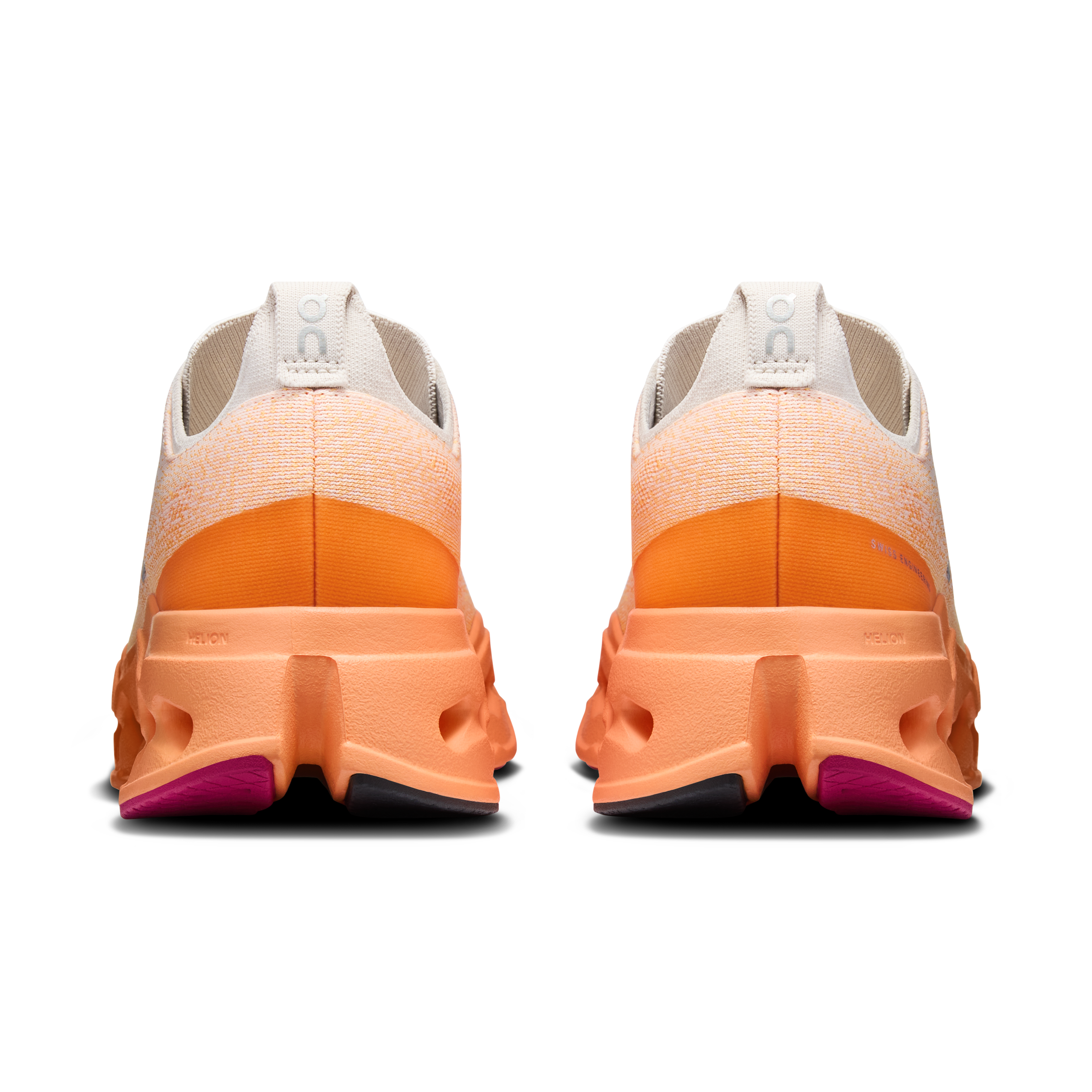 On Cloudsurfer Max Pearl & Tangerine Homme Running sur route Chaussures