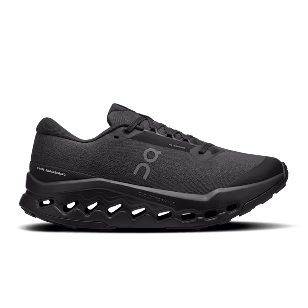 Cloudsurfer Trail 2 Waterproof Running Shoe in Black/Black