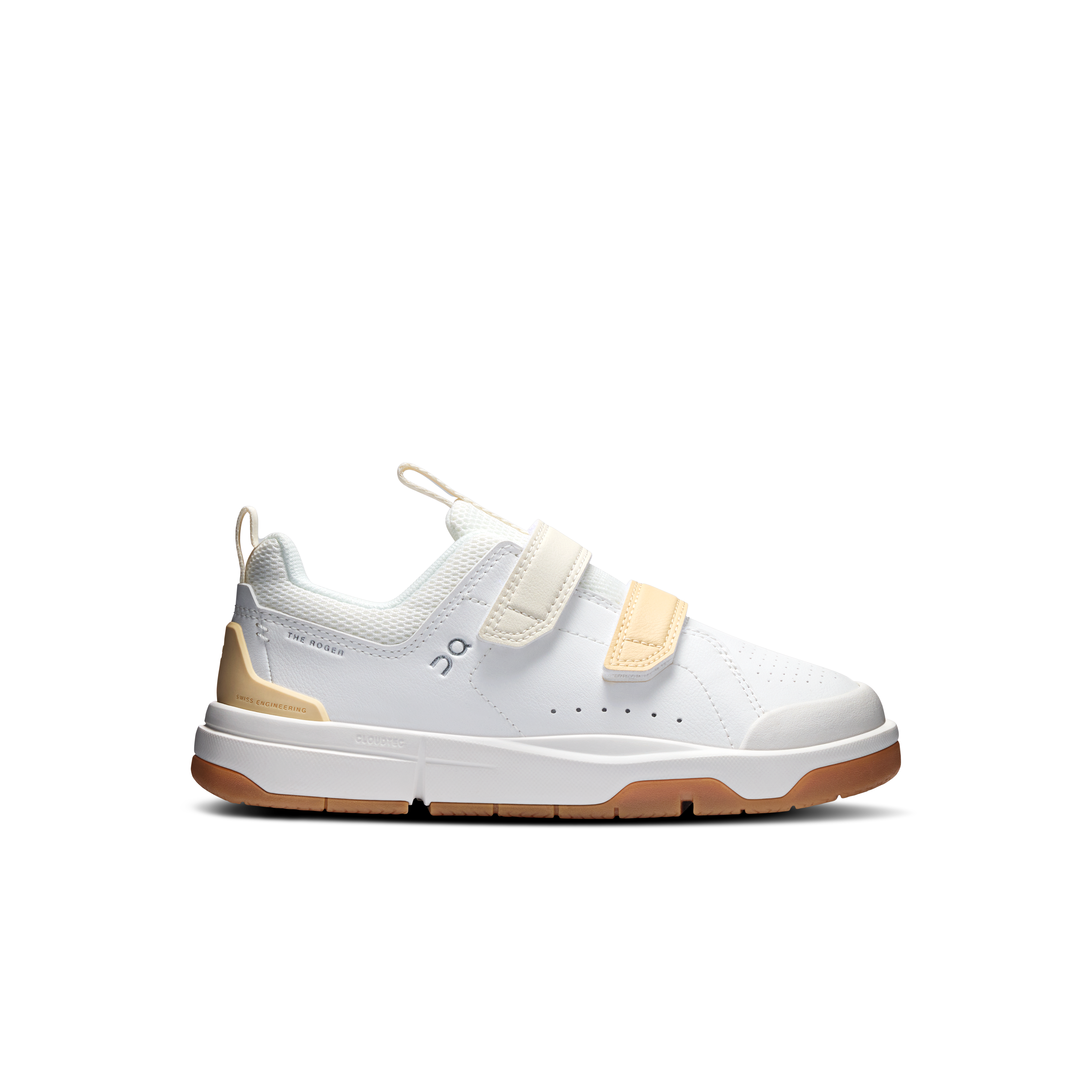 THE ROGER Kids Lifestyle Shoe in White/Blonde