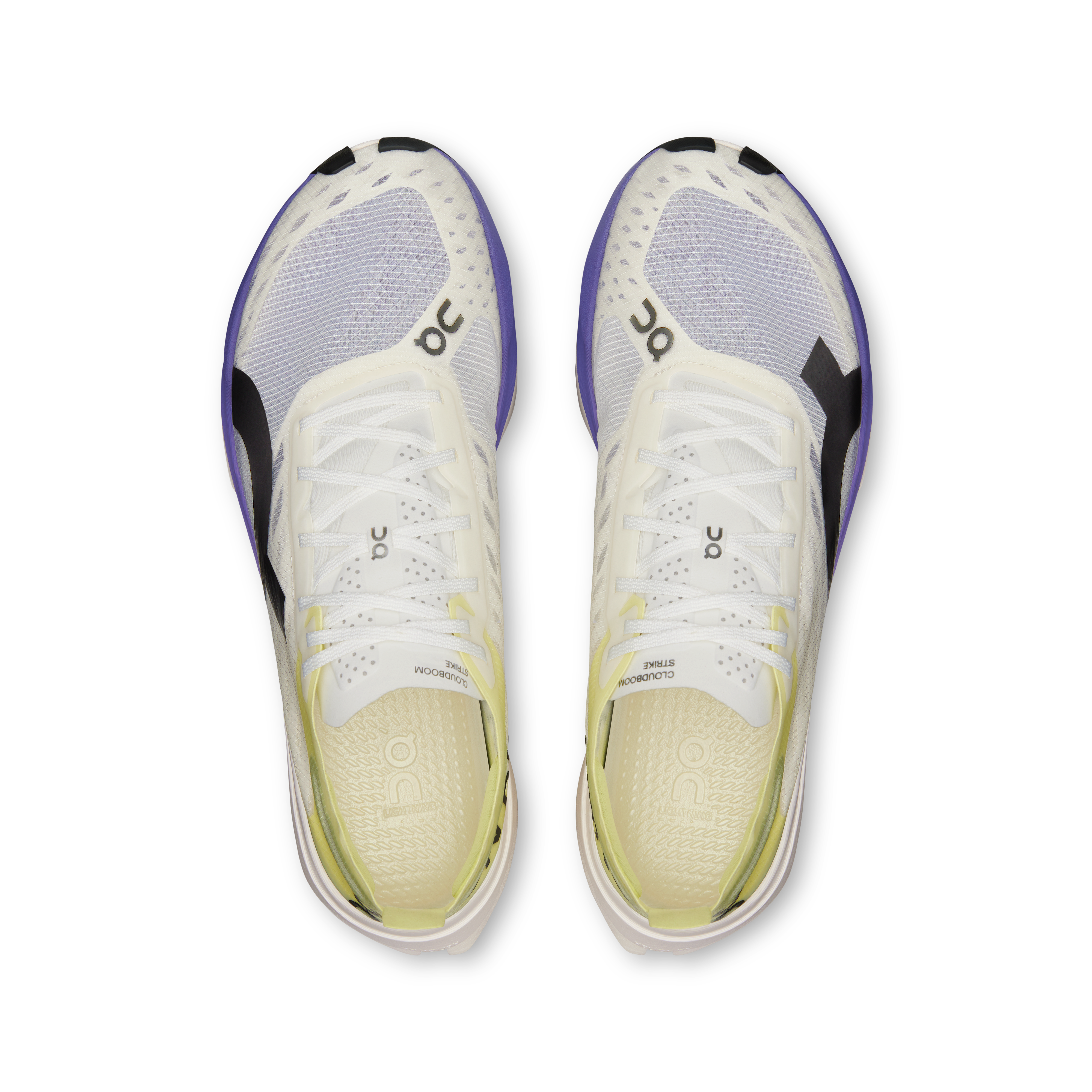 On Cloudboom Strike Juniper & Limelight Homme Running sur route Chaussures