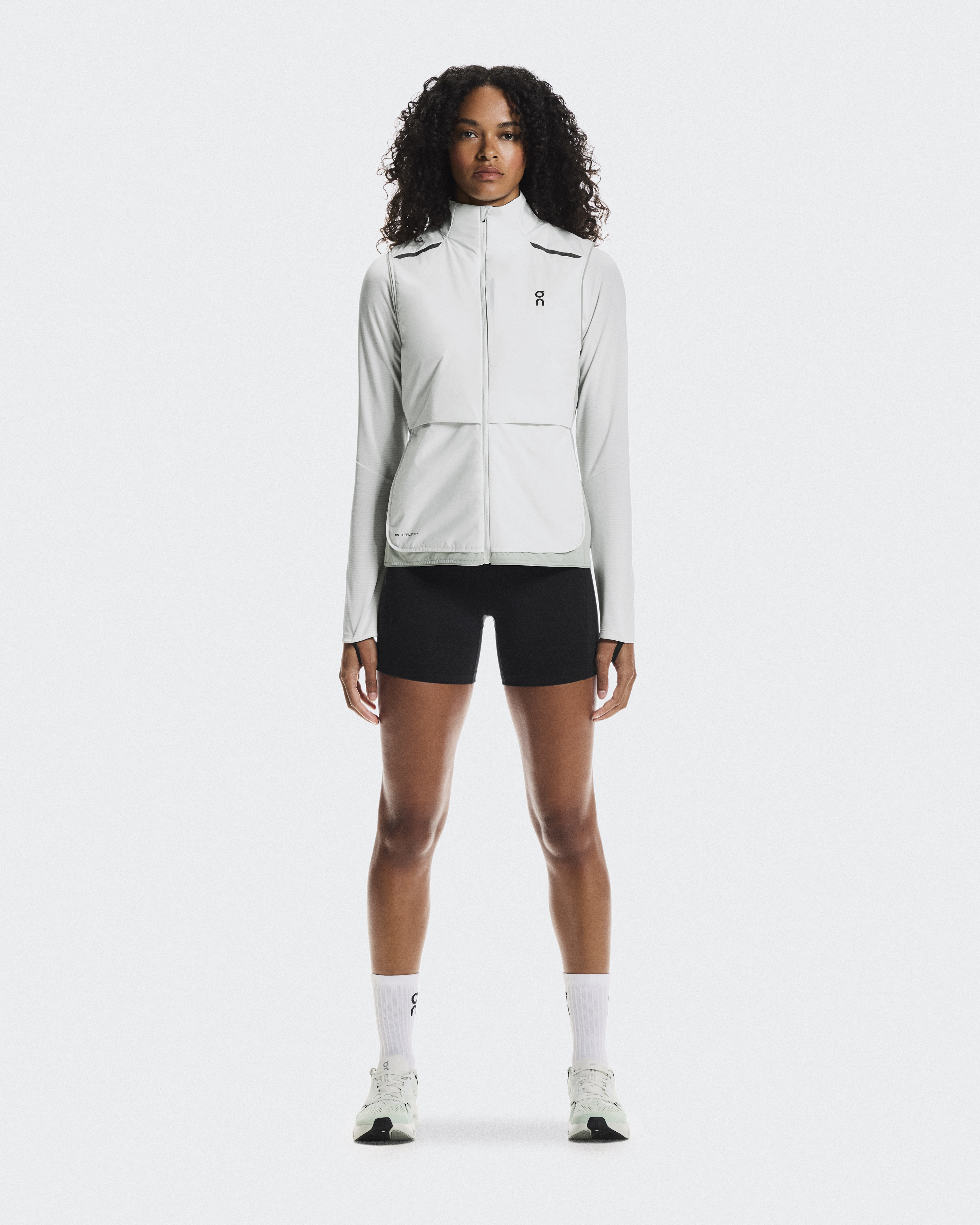 Women's Weather Vest | Green & Grey | On United States