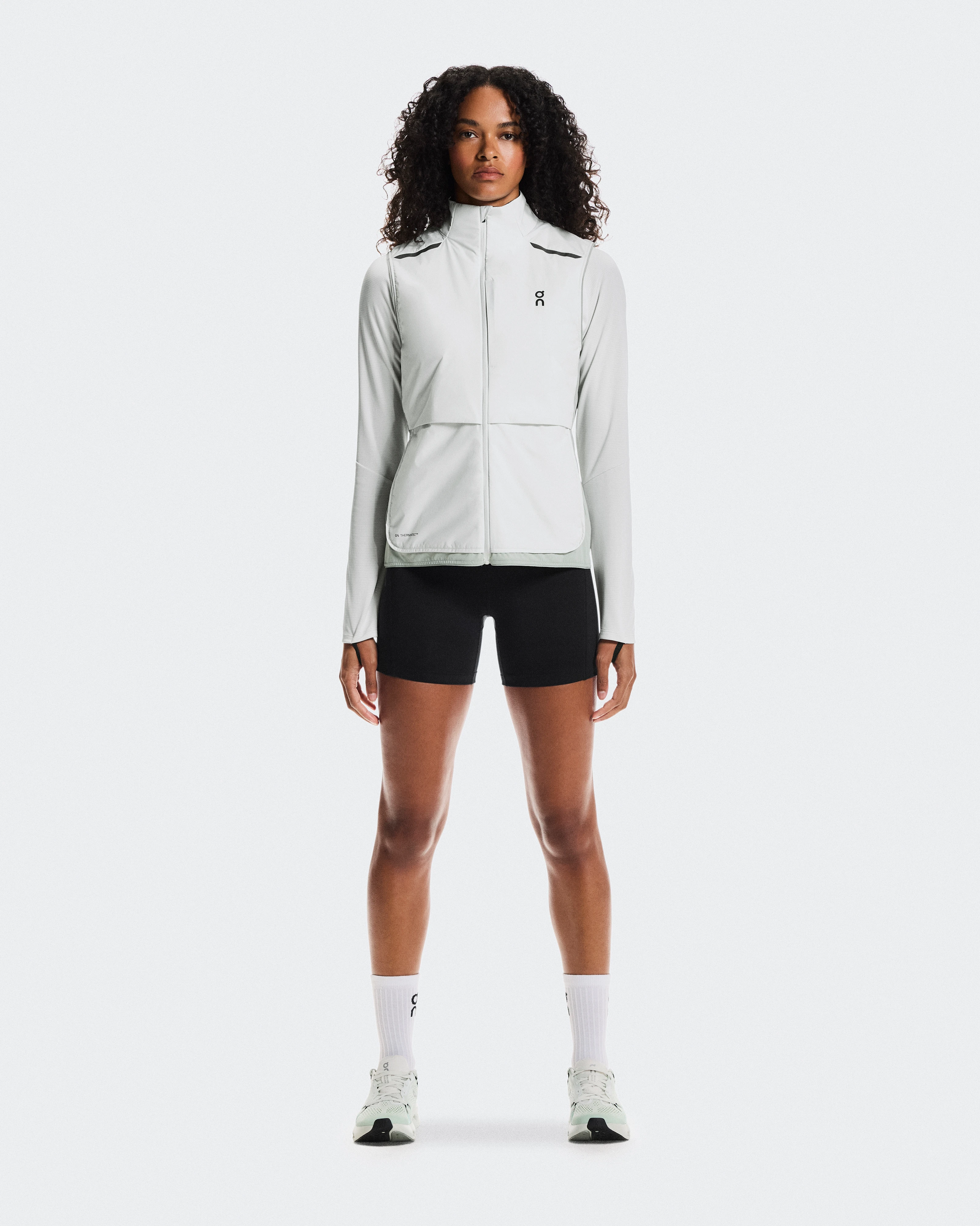 On Weather Vest Iceberg & Tin Women Jackets